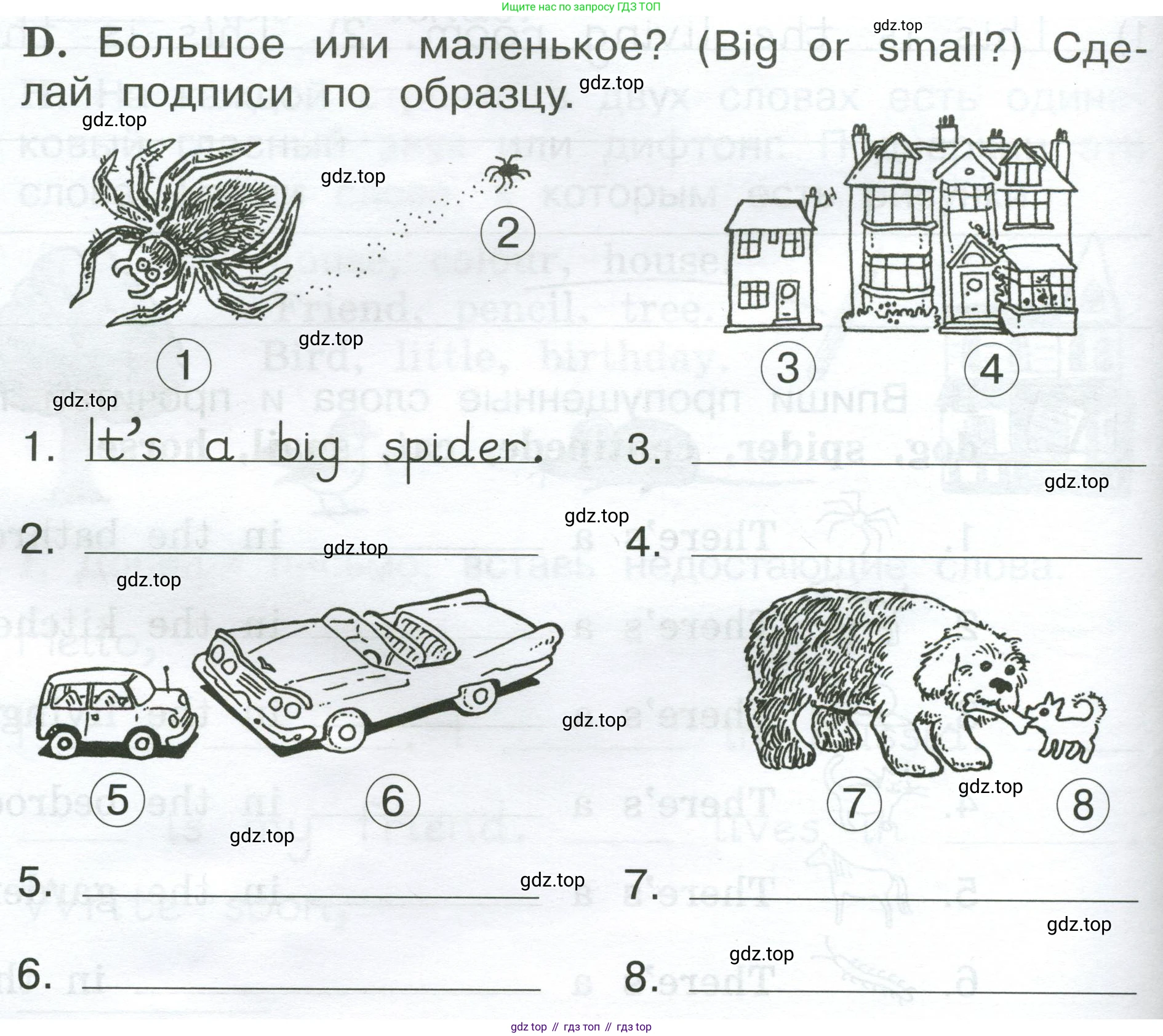 Английский язык (english), 2 класс рабочая тетрадь (activity book), авторы: Вербицкая Мария Валерьевна (Verbitskaya Maria), Оралова Ольга Викторовна (Oralova Olga), Эббс Брайен (Abbs Brian), Уорелл Энн (Worrall Anne), Уорд Энн (Ward Ann), издательство Просвещение, Москва, 2023, зелёного цвета, страница 52, номер D, Условие