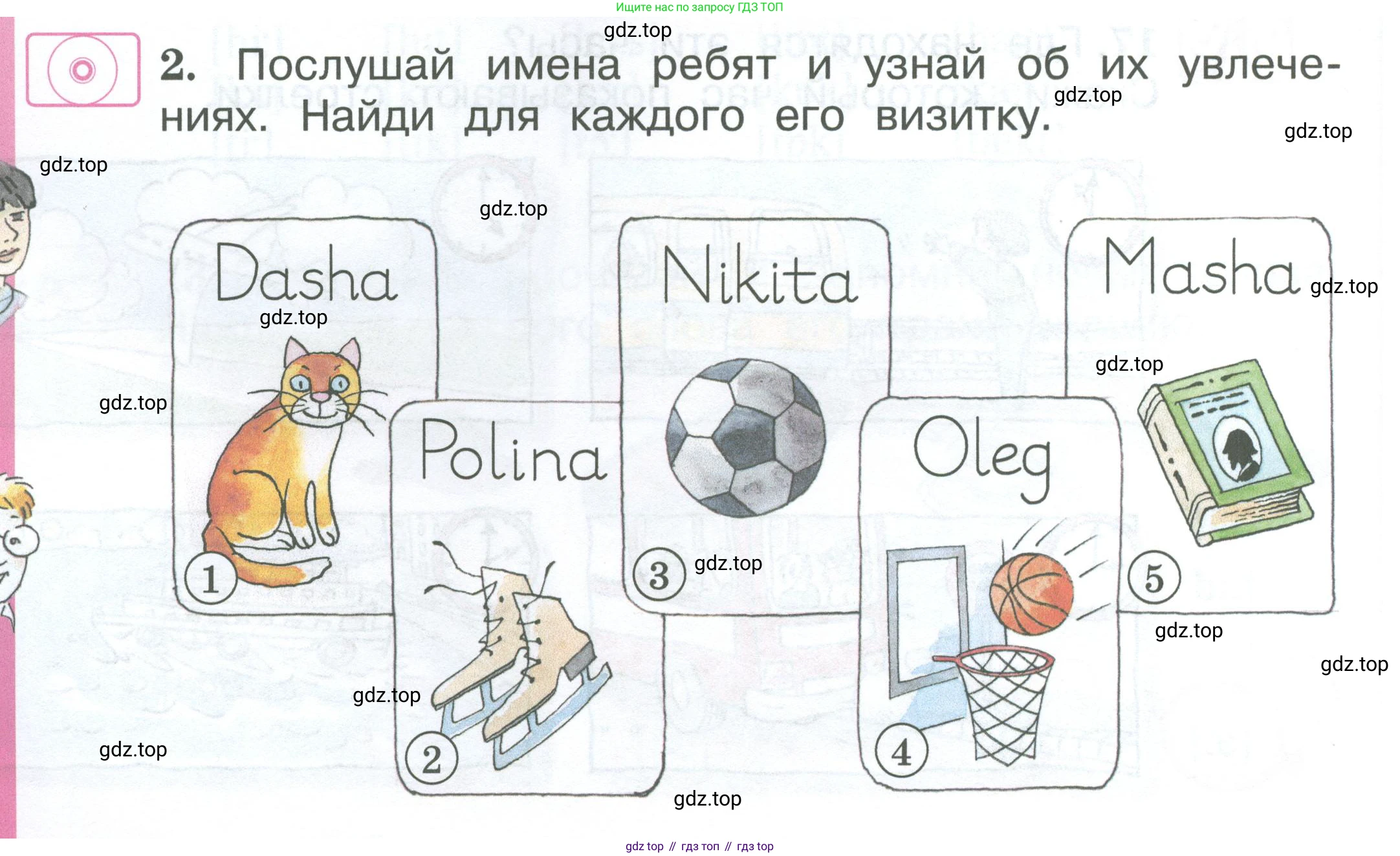 Английский язык (english), 2 класс Учебник (Student's book), авторы: Вербицкая Мария Валерьевна (Verbitskaya Maria), Эббс Брайен (Abbs Brian), Уорелл Энн (Worrall Anne), Уорд Энн (Ward Ann), Оралова Ольга Викторовна (Oralova Olga), издательство Просвещение, Москва, 2023, зелёного цвета, Часть ( Part) 1, страница 12, номер 2, Условие