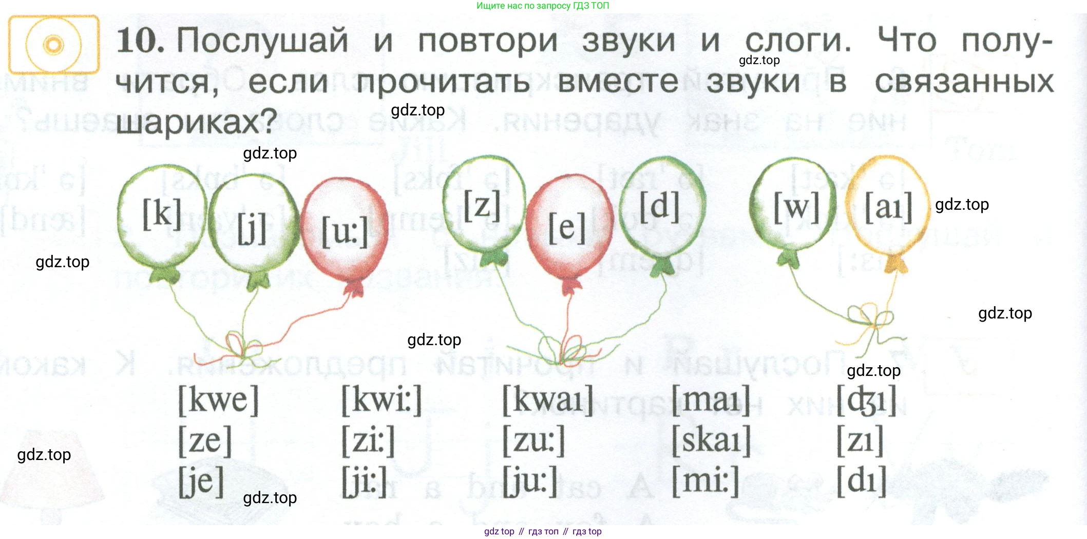 Английский язык (english), 2 класс Учебник (Student's book), авторы: Вербицкая Мария Валерьевна (Verbitskaya Maria), Эббс Брайен (Abbs Brian), Уорелл Энн (Worrall Anne), Уорд Энн (Ward Ann), Оралова Ольга Викторовна (Oralova Olga), издательство Просвещение, Москва, 2023, зелёного цвета, Часть ( Part) 1, страница 22, номер 10, Условие