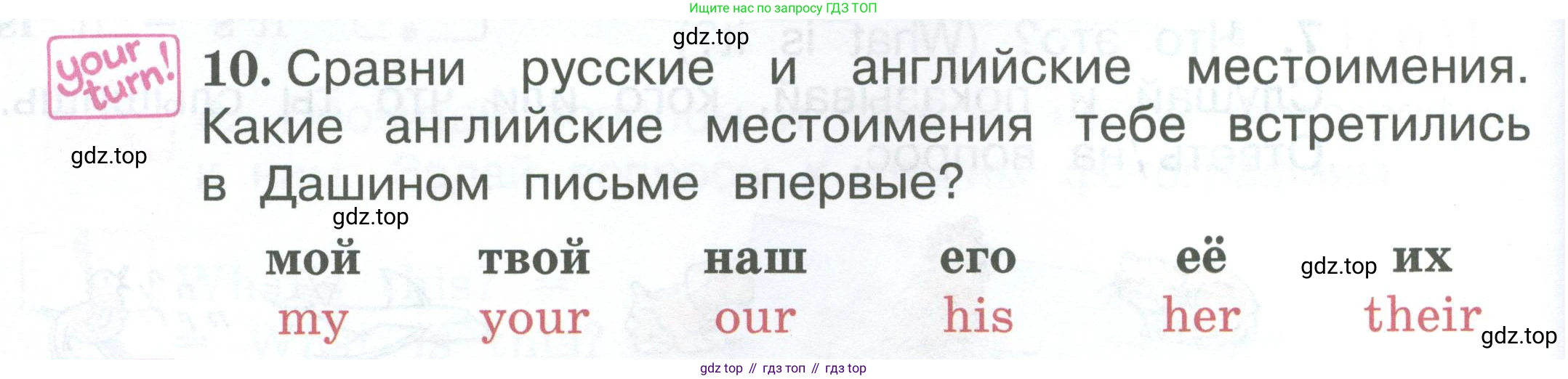 Английский язык (english), 2 класс Учебник (Student's book), авторы: Вербицкая Мария Валерьевна (Verbitskaya Maria), Эббс Брайен (Abbs Brian), Уорелл Энн (Worrall Anne), Уорд Энн (Ward Ann), Оралова Ольга Викторовна (Oralova Olga), издательство Просвещение, Москва, 2023, зелёного цвета, Часть ( Part) 1, страница 64, номер 10, Условие