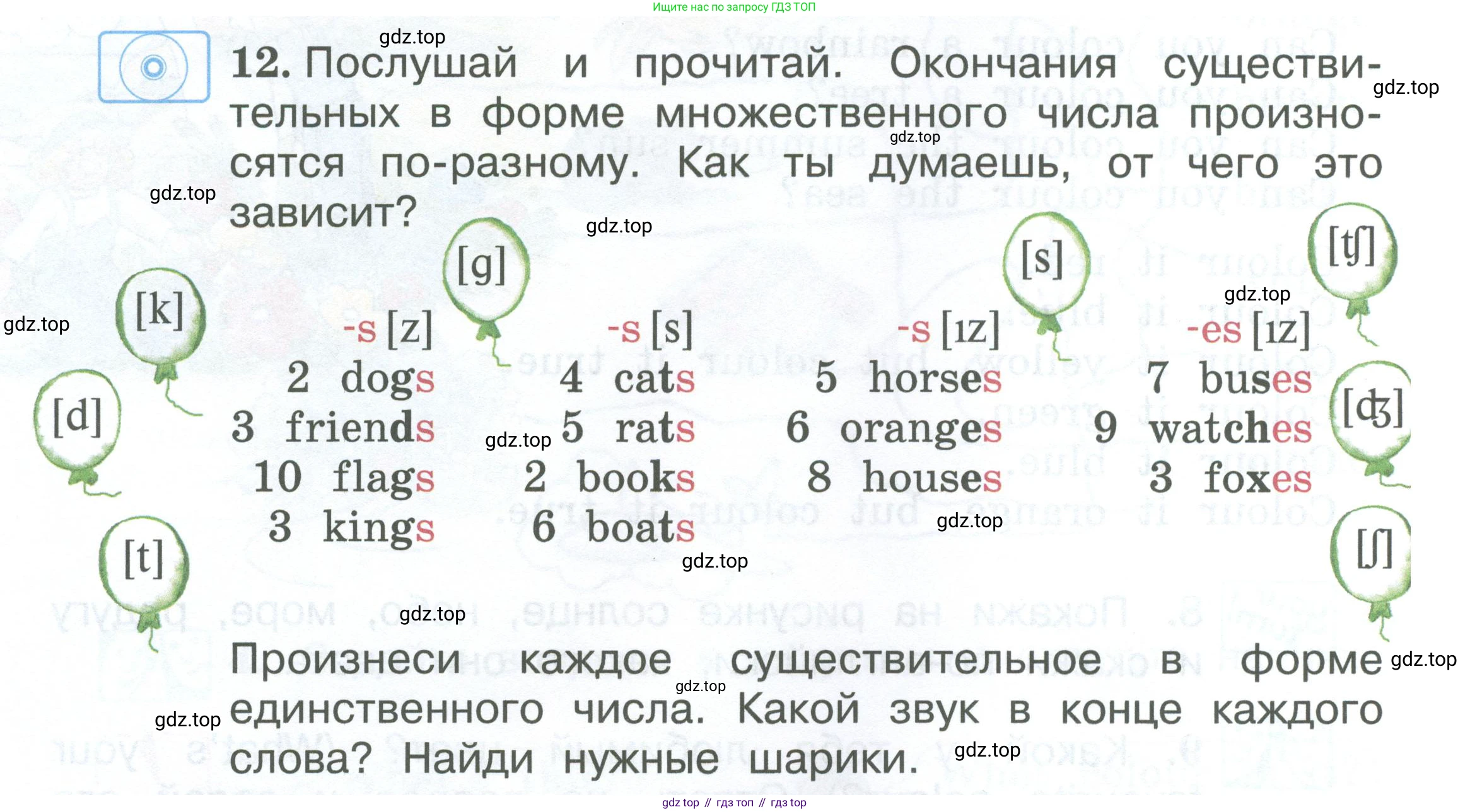 Английский язык (english), 2 класс Учебник (Student's book), авторы: Вербицкая Мария Валерьевна (Verbitskaya Maria), Эббс Брайен (Abbs Brian), Уорелл Энн (Worrall Anne), Уорд Энн (Ward Ann), Оралова Ольга Викторовна (Oralova Olga), издательство Просвещение, Москва, 2023, зелёного цвета, Часть ( Part) 2, страница 14, номер 12, Условие