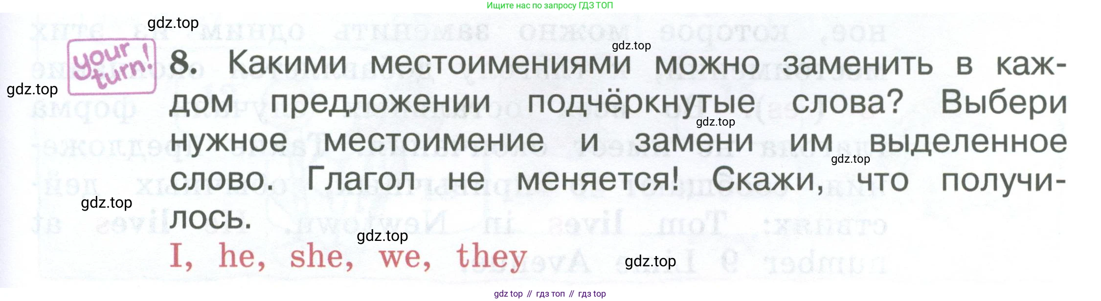 Английский язык (english), 2 класс Учебник (Student's book), авторы: Вербицкая Мария Валерьевна (Verbitskaya Maria), Эббс Брайен (Abbs Brian), Уорелл Энн (Worrall Anne), Уорд Энн (Ward Ann), Оралова Ольга Викторовна (Oralova Olga), издательство Просвещение, Москва, 2023, зелёного цвета, Часть ( Part) 2, страница 19, номер 8, Условие