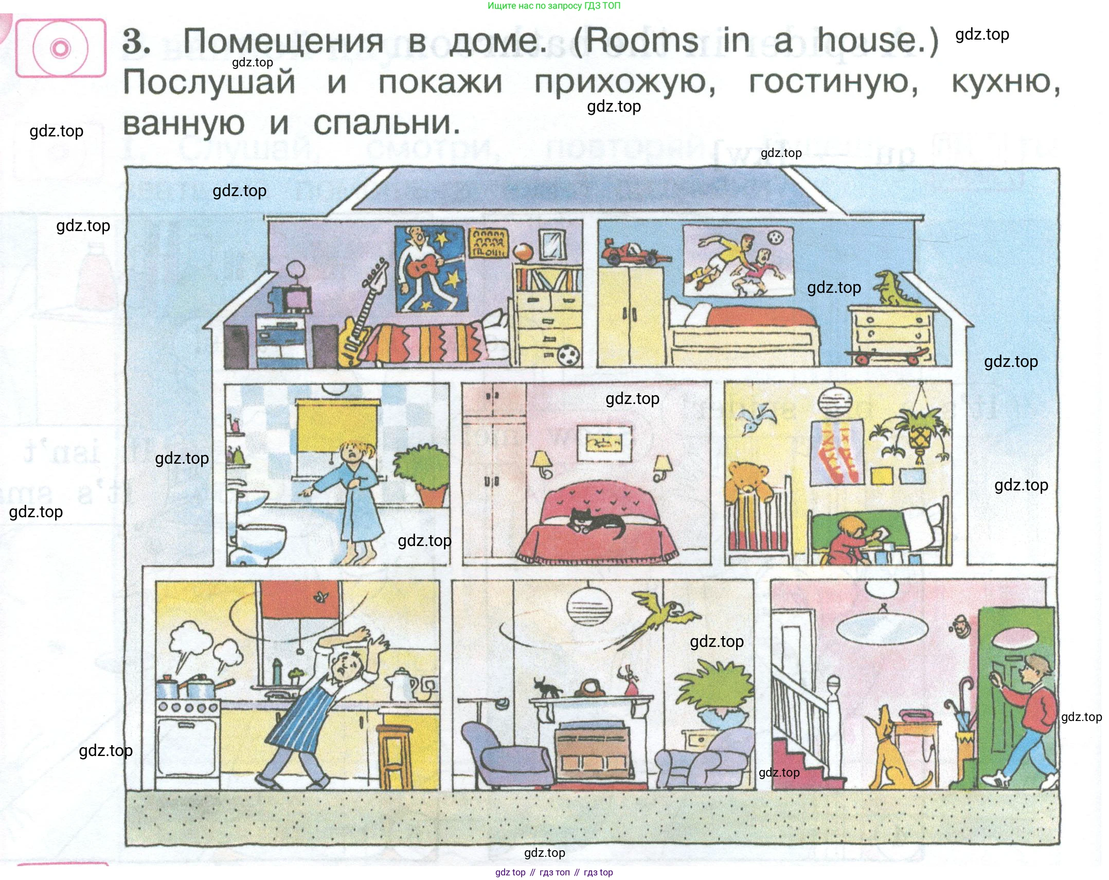 Английский язык (english), 2 класс Учебник (Student's book), авторы: Вербицкая Мария Валерьевна (Verbitskaya Maria), Эббс Брайен (Abbs Brian), Уорелл Энн (Worrall Anne), Уорд Энн (Ward Ann), Оралова Ольга Викторовна (Oralova Olga), издательство Просвещение, Москва, 2023, зелёного цвета, Часть ( Part) 2, страница 24, номер 3, Условие