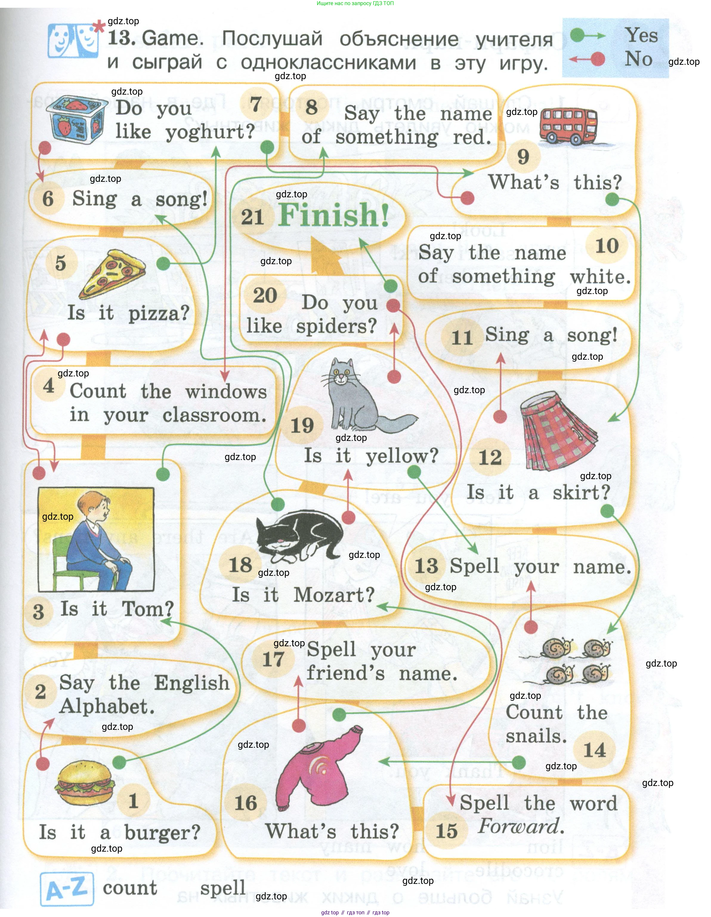 Английский язык (english), 2 класс Учебник (Student's book), авторы: Вербицкая Мария Валерьевна (Verbitskaya Maria), Эббс Брайен (Abbs Brian), Уорелл Энн (Worrall Anne), Уорд Энн (Ward Ann), Оралова Ольга Викторовна (Oralova Olga), издательство Просвещение, Москва, 2023, зелёного цвета, Часть ( Part) 2, страница 41, номер 13, Условие