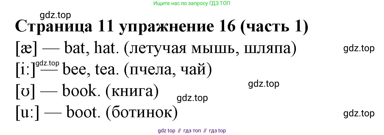 Английский язык (english), 2 класс Учебник (Student's book), авторы: Вербицкая Мария Валерьевна (Verbitskaya Maria), Эббс Брайен (Abbs Brian), Уорелл Энн (Worrall Anne), Уорд Энн (Ward Ann), Оралова Ольга Викторовна (Oralova Olga), издательство Просвещение, Москва, 2023, зелёного цвета, Часть ( Part) 1, страница 11, номер 16, Решение