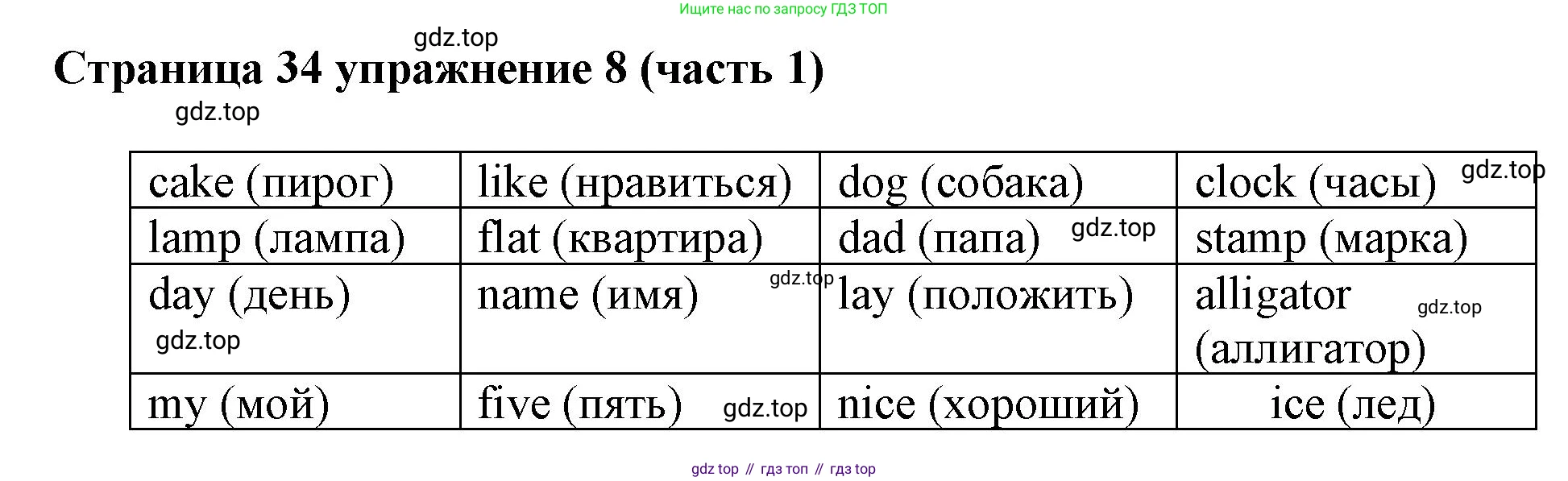 Английский язык (english), 2 класс Учебник (Student's book), авторы: Вербицкая Мария Валерьевна (Verbitskaya Maria), Эббс Брайен (Abbs Brian), Уорелл Энн (Worrall Anne), Уорд Энн (Ward Ann), Оралова Ольга Викторовна (Oralova Olga), издательство Просвещение, Москва, 2023, зелёного цвета, Часть ( Part) 1, страница 34, номер 8, Решение