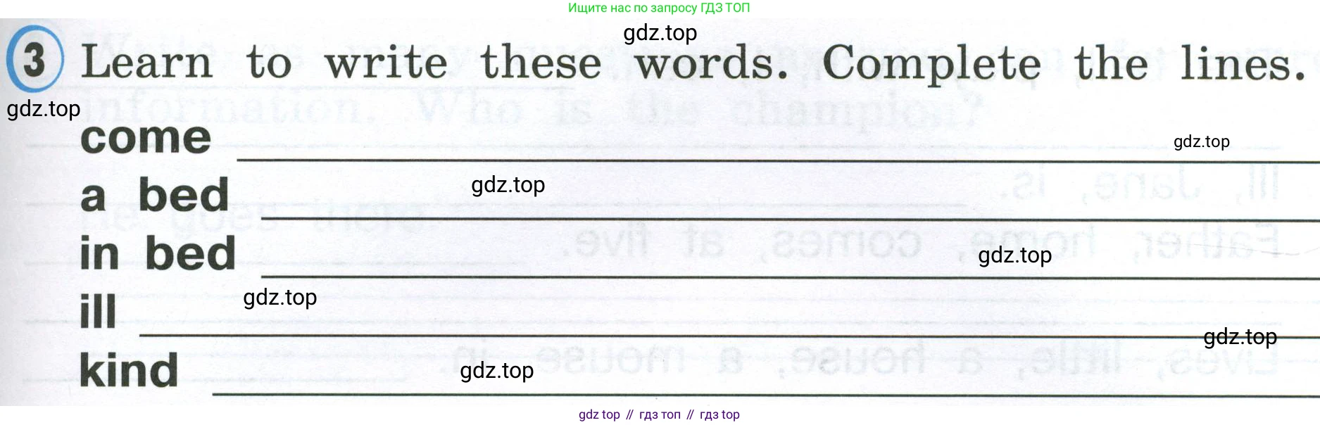 Английский язык (english), 2 класс Рабочая тетрадь (workbook), авторы: Верещагина Ирина Николаевна (Vereshchagina Irina), Бондаренко Кира Алексеевна (Bondarenko Kira), Притыкина Тамара Александровна (Pritykina Tamara), издательство Просвещение, Москва, 2023, белого цвета, страница 77, номер 3, Условие
