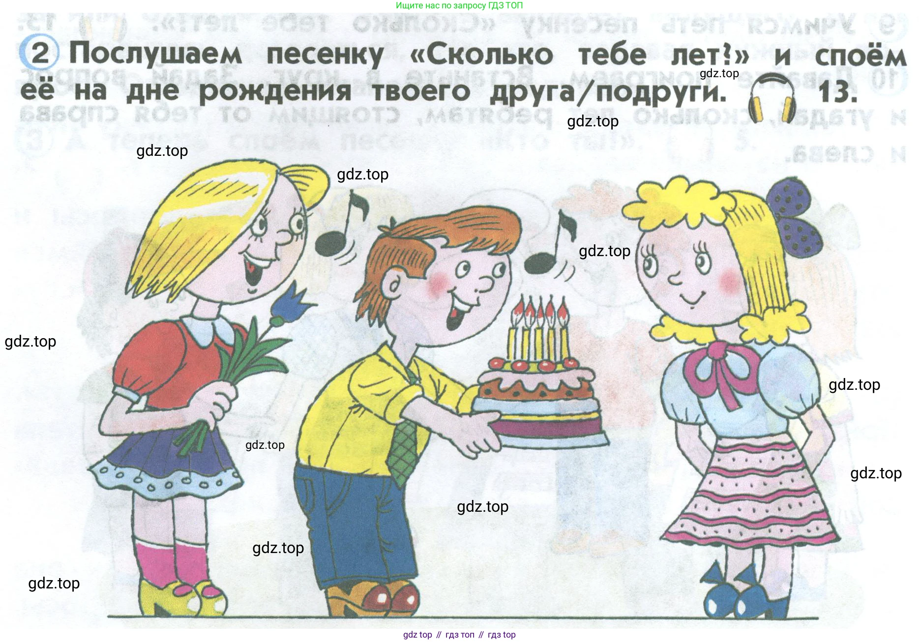 ГДЗ Английский язык (english), 2 класс Учебник (Student's book), авторы: Верещагина Ирина Николаевна (Vereshchagina Irina), Бондаренко Кира Алексеевна (Bondarenko Kira), Притыкина Тамара Александровна (Pritykina Tamara), издательство Просвещение, Москва, 2023, белого цвета, Часть ( Part) 1, страница 10, номер 2, Условие