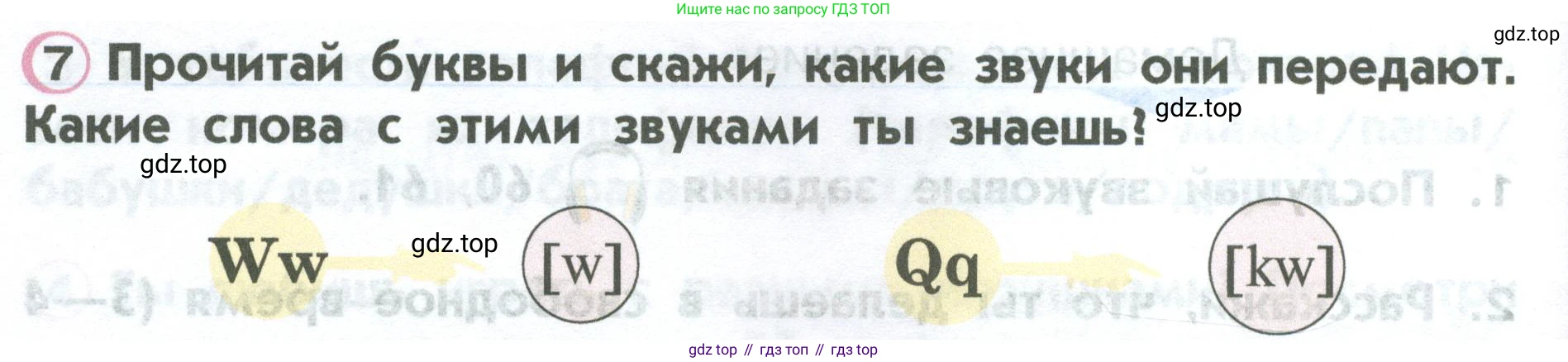 ГДЗ Английский язык (english), 2 класс Учебник (Student's book), авторы: Верещагина Ирина Николаевна (Vereshchagina Irina), Бондаренко Кира Алексеевна (Bondarenko Kira), Притыкина Тамара Александровна (Pritykina Tamara), издательство Просвещение, Москва, 2023, белого цвета, Часть ( Part) 1, страница 36, номер 7, Условие