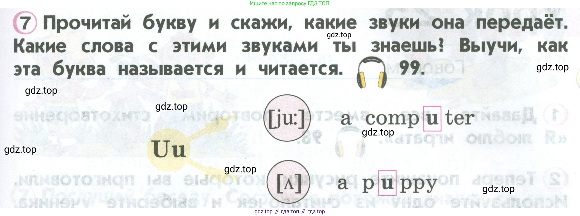 ГДЗ Английский язык (english), 2 класс Учебник (Student's book), авторы: Верещагина Ирина Николаевна (Vereshchagina Irina), Бондаренко Кира Алексеевна (Bondarenko Kira), Притыкина Тамара Александровна (Pritykina Tamara), издательство Просвещение, Москва, 2023, белого цвета, Часть ( Part) 1, страница 55, номер 7, Условие