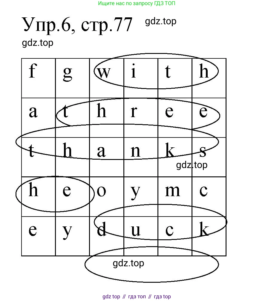 ГДЗ Английский язык (english), 2 класс Учебник (Student's book), авторы: Верещагина Ирина Николаевна (Vereshchagina Irina), Бондаренко Кира Алексеевна (Bondarenko Kira), Притыкина Тамара Александровна (Pritykina Tamara), издательство Просвещение, Москва, 2023, белого цвета, Часть ( Part) 1, страница 77, номер 6, Решение