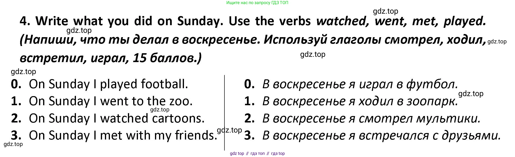 Английский язык (english), 3 класс контрольные задания (test booklet), автор: Баранова Ксения Михайловна (Baranova Ksenia), издательство Просвещение, Москва, 2023, серого цвета, страница 94, номер 4, Решение