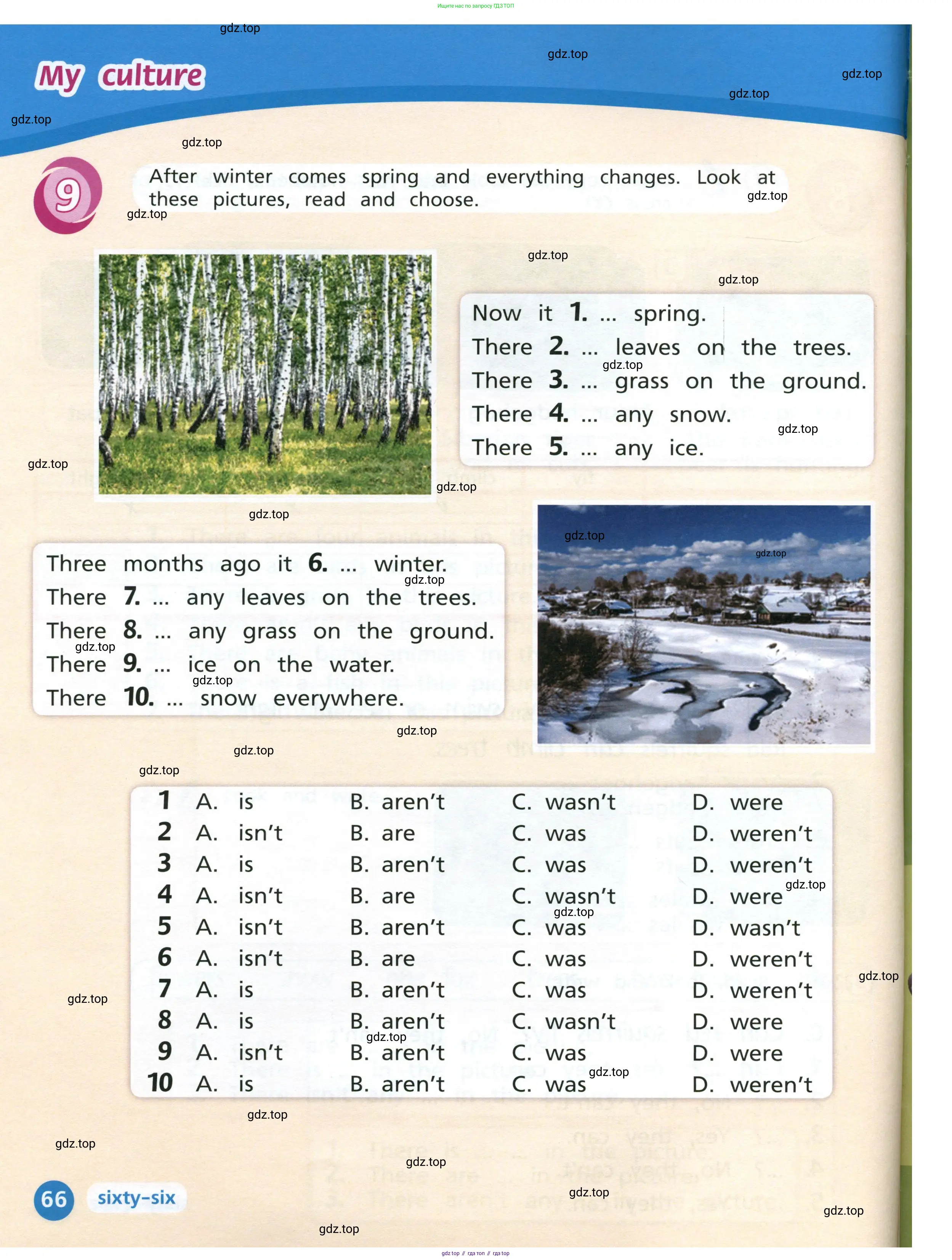 Английский язык (english), 3 класс Учебник (Student's book), авторы: Костюк Евгения Владимировна (Kostyuk Evgeniya), Колоницкая Лидия Борисовна (Kolonitskaya Lidiya), Кустаф Лесли (Koustaff Lesley), издательство Просвещение, Москва, 2023, белого цвета, Часть ( Part) 2, страница 66