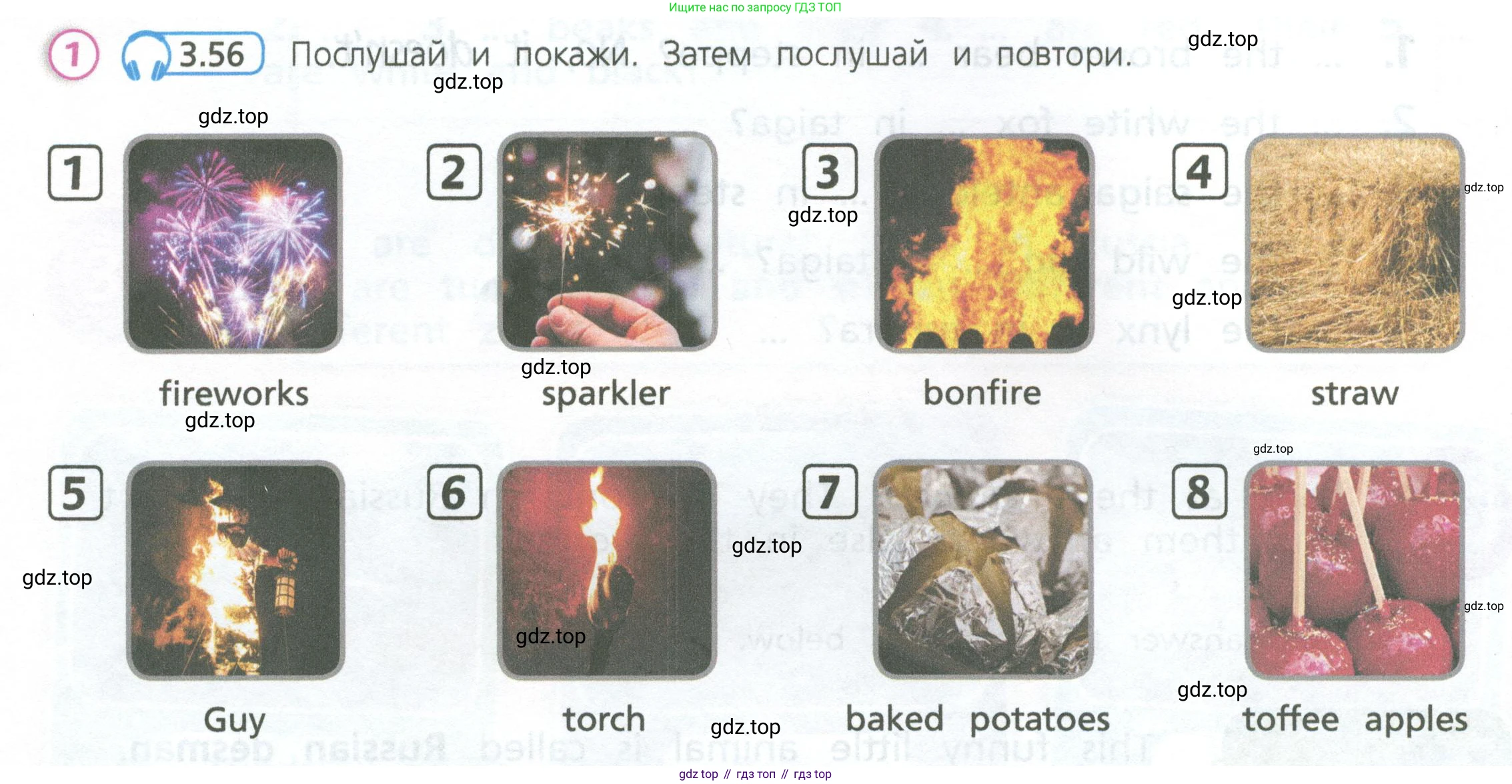 Английский язык (english), 3 класс Учебник (Student's book), авторы: Костюк Евгения Владимировна (Kostyuk Evgeniya), Колоницкая Лидия Борисовна (Kolonitskaya Lidiya), Кустаф Лесли (Koustaff Lesley), издательство Просвещение, Москва, 2023, белого цвета, Часть ( Part) 1, страница 58, номер 1, Условие