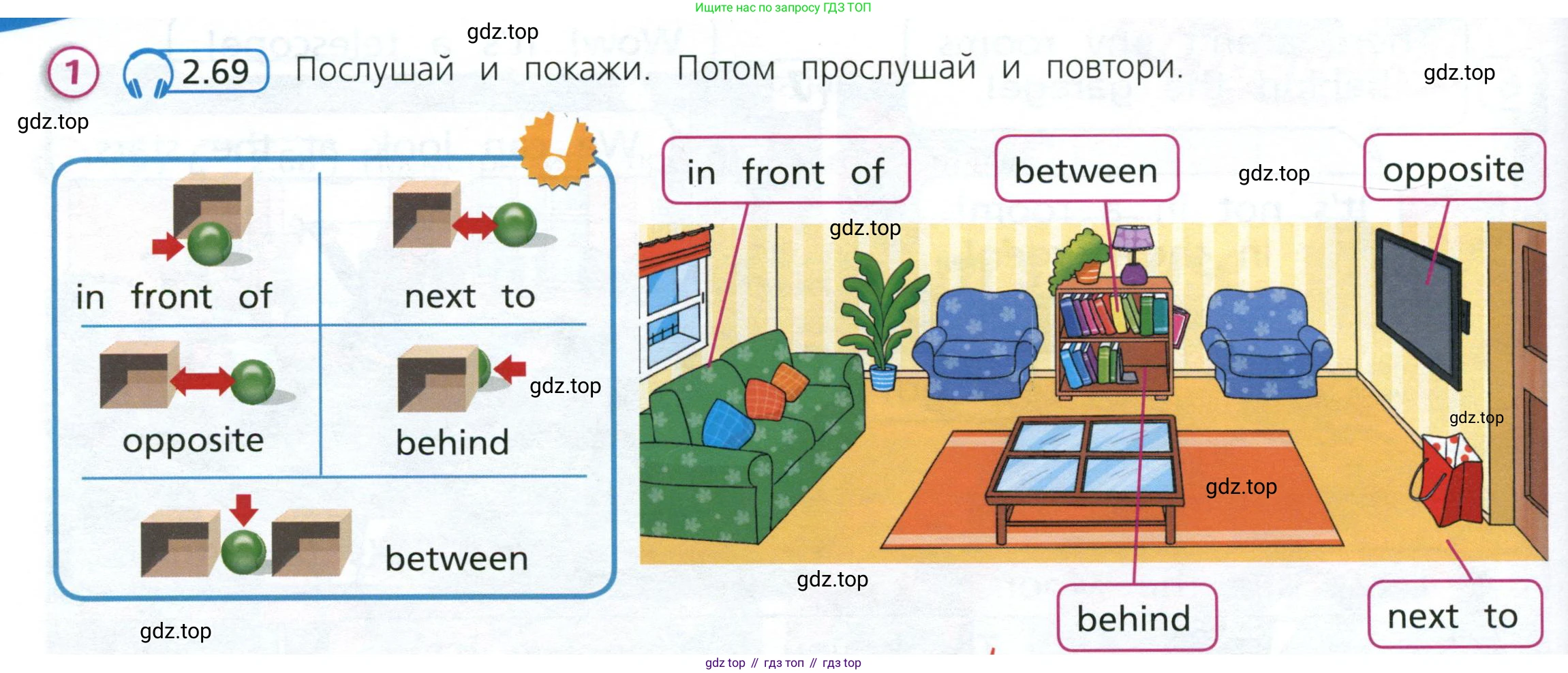 Английский язык (english), 3 класс Учебник (Student's book), авторы: Костюк Евгения Владимировна (Kostyuk Evgeniya), Колоницкая Лидия Борисовна (Kolonitskaya Lidiya), Кустаф Лесли (Koustaff Lesley), издательство Просвещение, Москва, 2023, белого цвета, Часть ( Part) 2, страница 30, номер 1, Условие