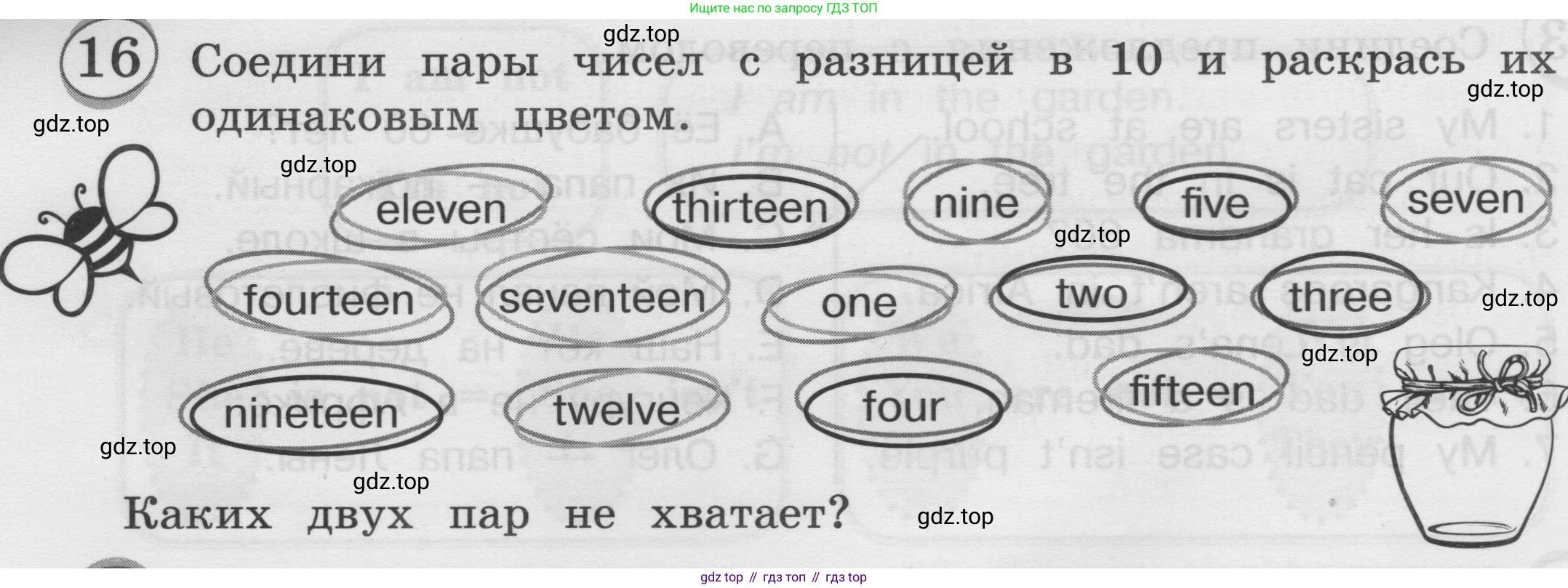 ГДЗ Английский язык (english), 3 класс сборник грамматических упражнений, автор: Рязанцева Светлана Борисовна, издательство Просвещение, Москва, 2024, белого цвета, страница 12, номер 16, Условие