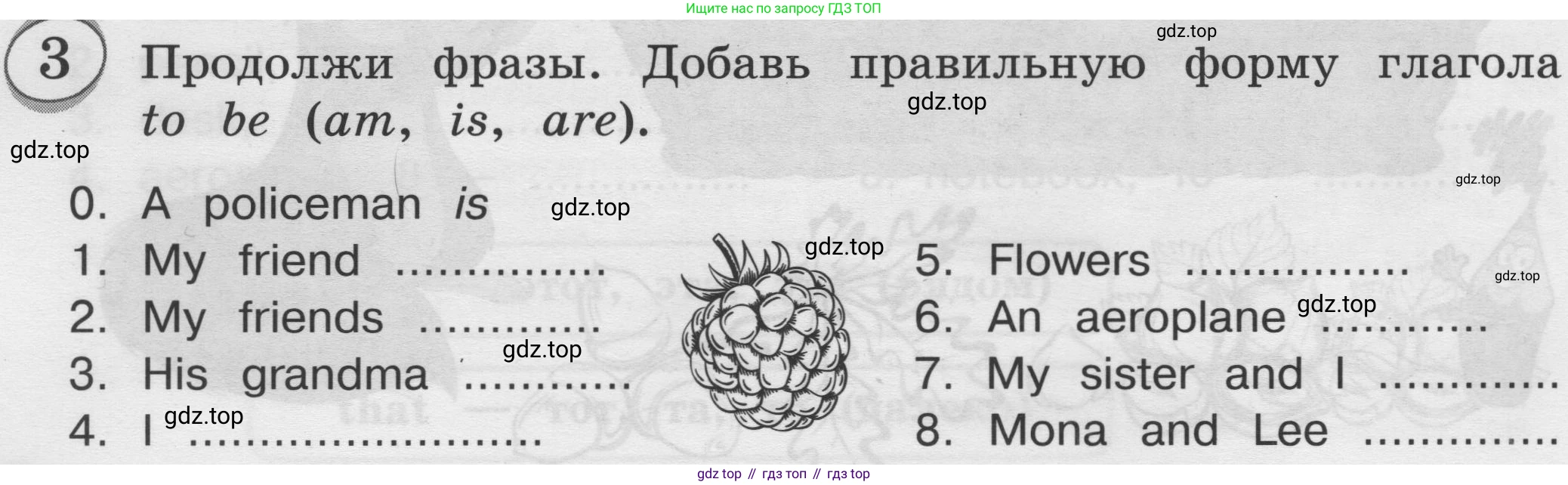 ГДЗ Английский язык (english), 3 класс сборник грамматических упражнений, автор: Рязанцева Светлана Борисовна, издательство Просвещение, Москва, 2024, белого цвета, страница 6, номер 3, Условие