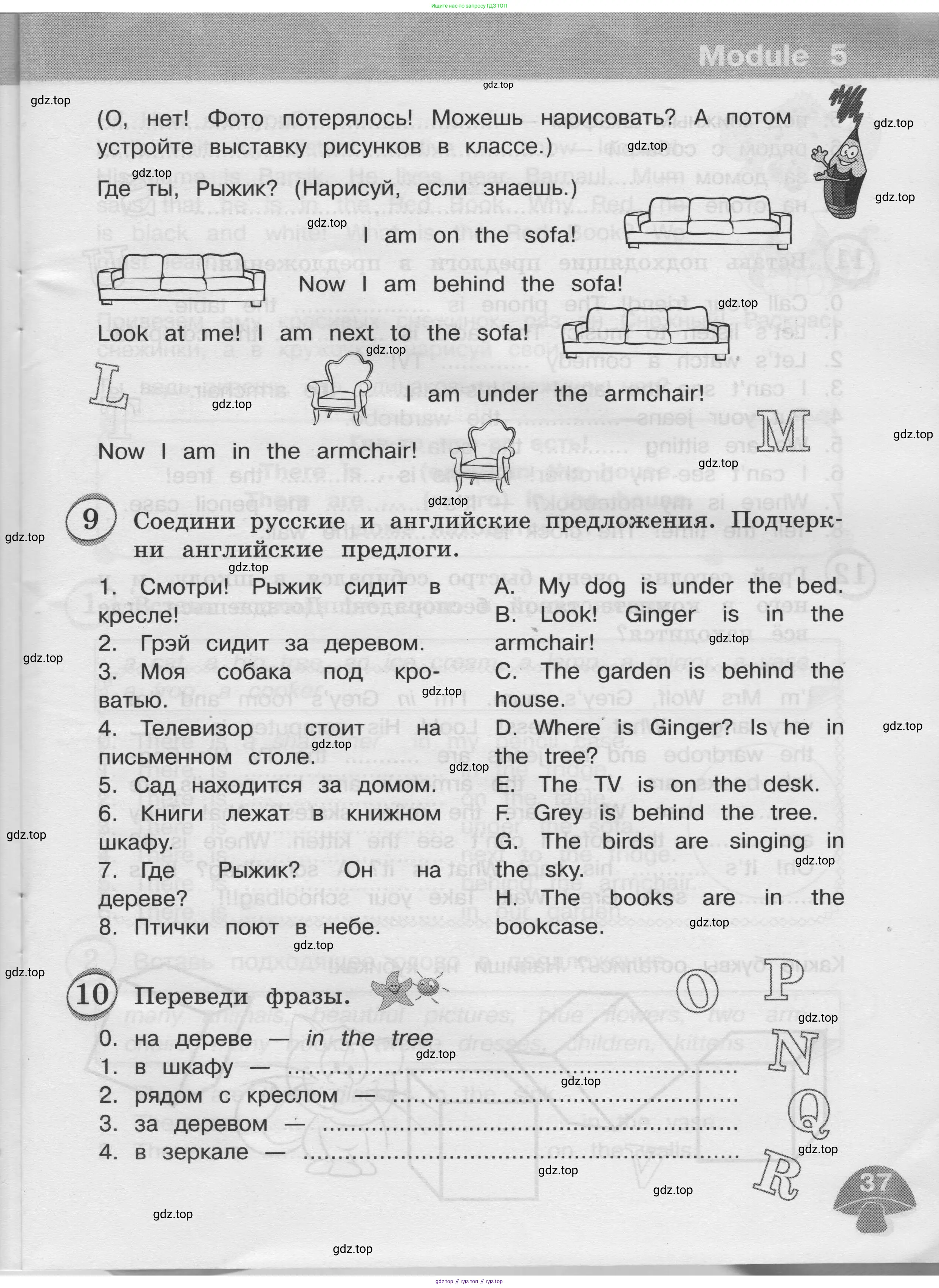 Английский язык (english), 3 класс сборник грамматических упражнений, автор: Рязанцева Светлана Борисовна, издательство Просвещение, Москва, 2024, белого цвета, страница 37