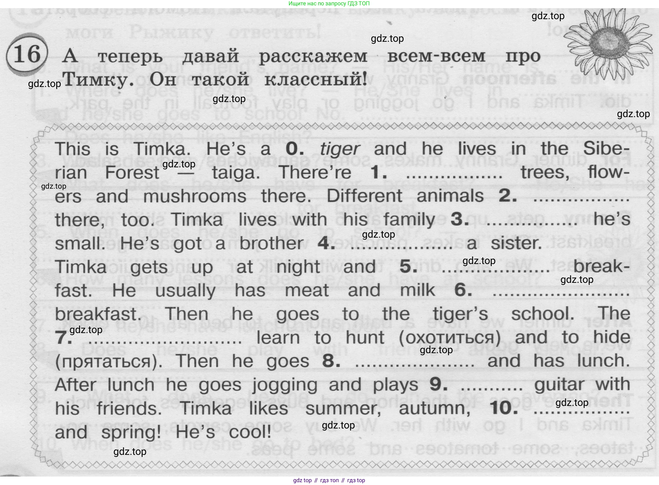 ГДЗ Английский язык (english), 3 класс сборник грамматических упражнений, автор: Рязанцева Светлана Борисовна, издательство Просвещение, Москва, 2024, белого цвета, страница 84, номер 16, Условие