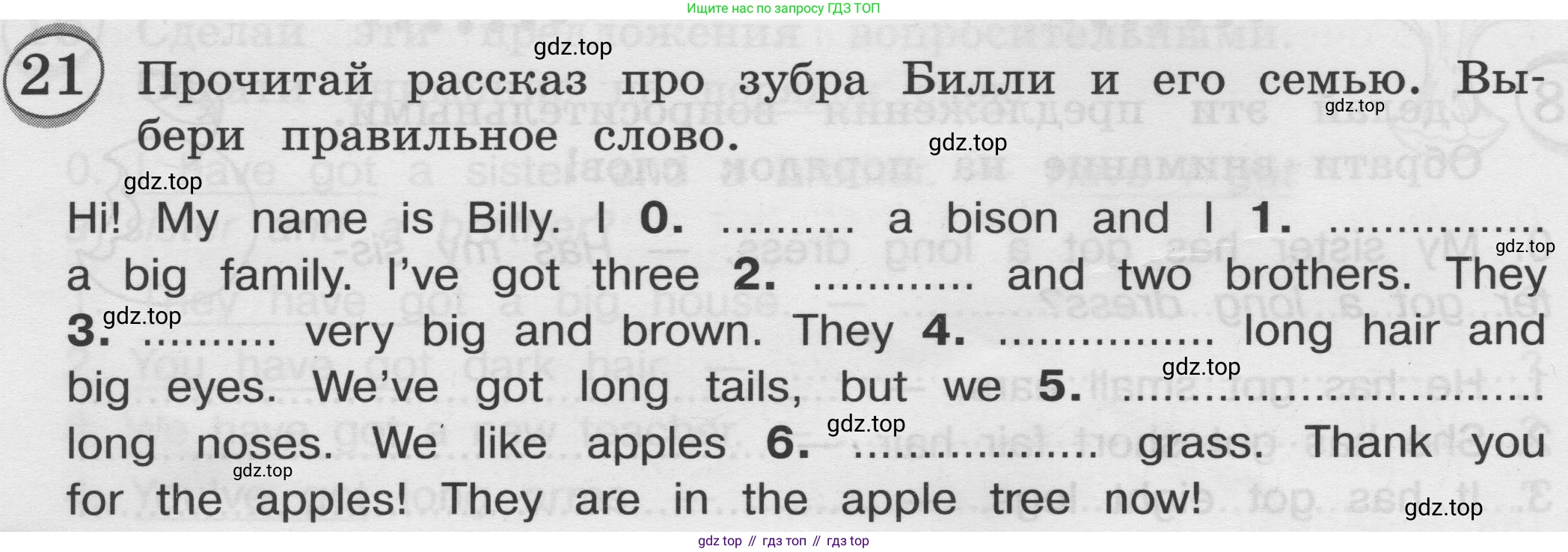 ГДЗ Английский язык (english), 3 класс сборник грамматических упражнений, автор: Рязанцева Светлана Борисовна, издательство Просвещение, Москва, 2024, белого цвета, страница 26, номер 21, Условие