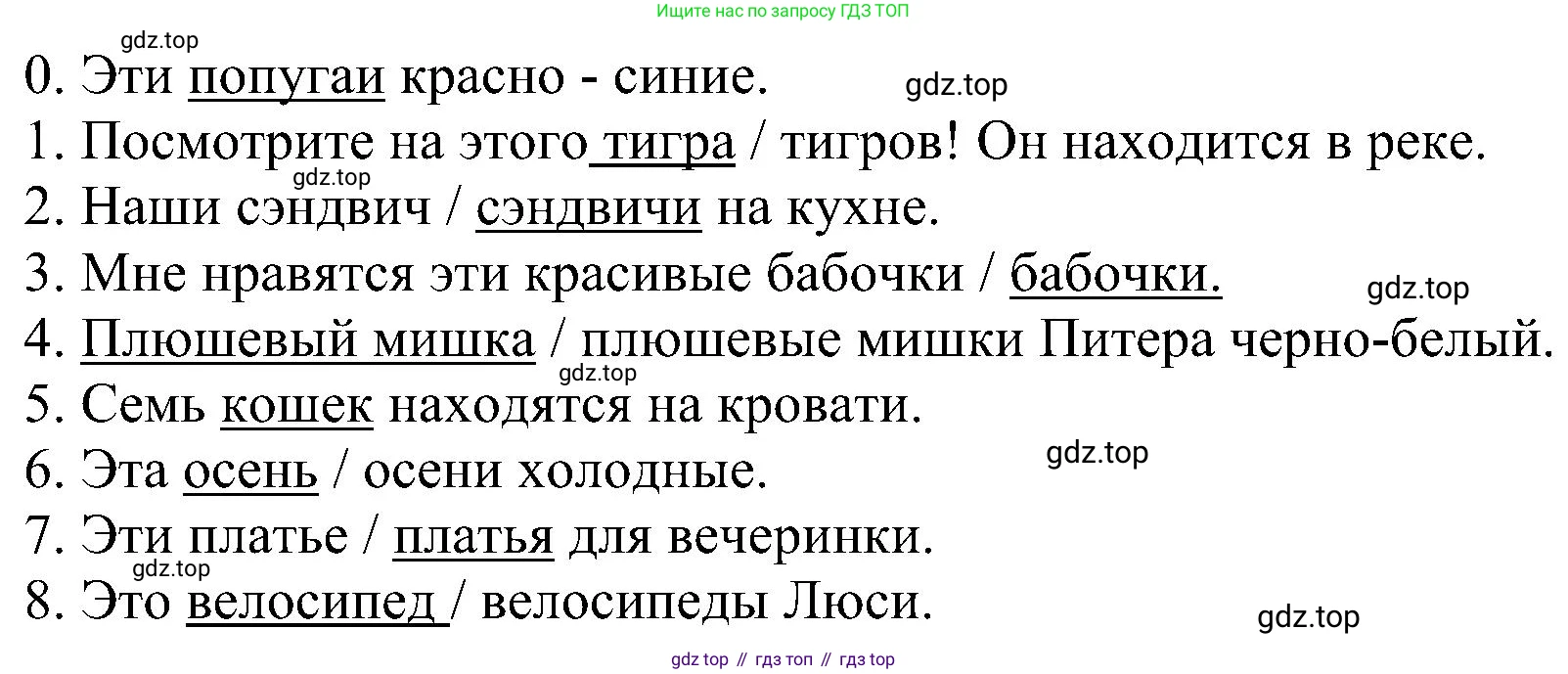 ГДЗ Английский язык (english), 3 класс сборник грамматических упражнений, автор: Рязанцева Светлана Борисовна, издательство Просвещение, Москва, 2024, белого цвета, страница 20, номер 3, Решение (продолжение 2)