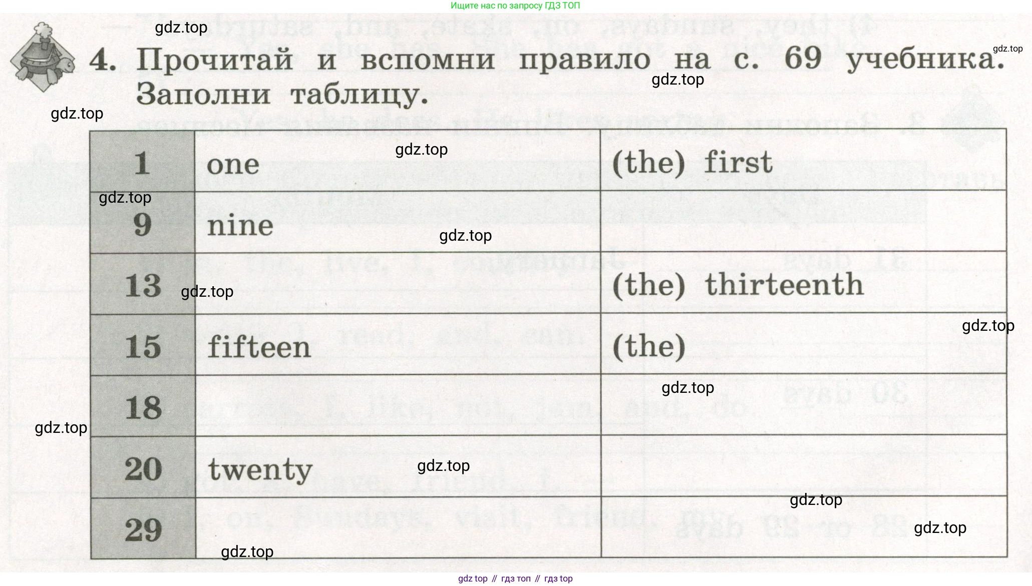 ГДЗ Английский язык (english), 3 класс рабочая тетрадь с контрольными работами (workbook + tests), авторы: Биболетова Мерем Забатовна, Денисенко Ольга Анатольевна, Трубанева Наталия Николаевна, издательство Просвещение, Москва, 2023, зелёного цвета, страница 44, номер 4, Условие 2023г.