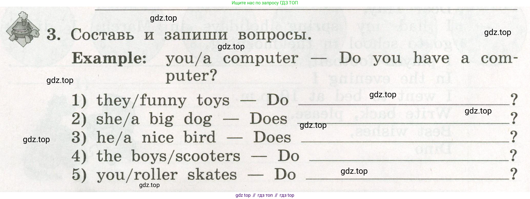 ГДЗ Английский язык (english), 3 класс рабочая тетрадь с контрольными работами (workbook + tests), авторы: Биболетова Мерем Забатовна, Денисенко Ольга Анатольевна, Трубанева Наталия Николаевна, издательство Просвещение, Москва, 2023, зелёного цвета, страница 68, номер 3, Условие 2023г.