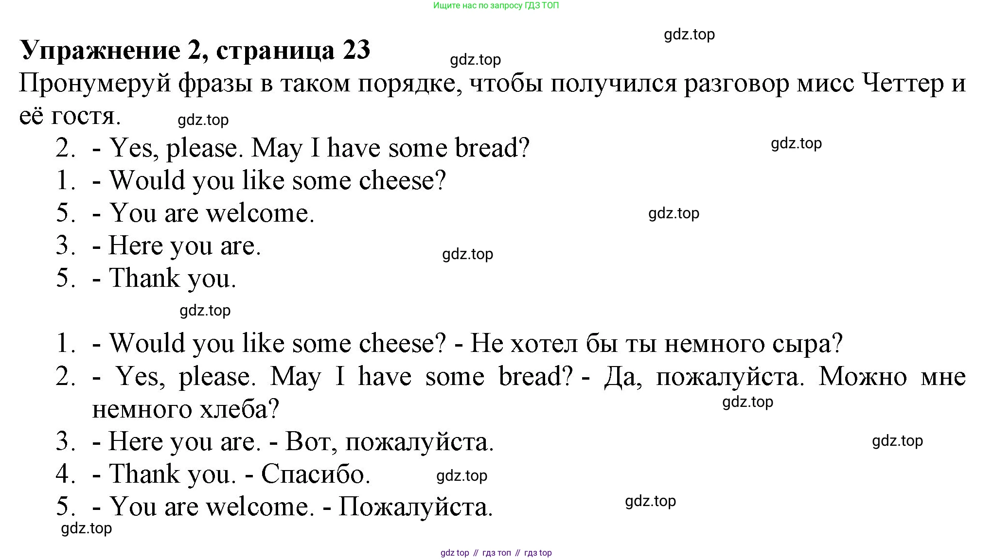 ГДЗ Английский язык (english), 3 класс рабочая тетрадь с контрольными работами (workbook + tests), авторы: Биболетова Мерем Забатовна, Денисенко Ольга Анатольевна, Трубанева Наталия Николаевна, издательство Просвещение, Москва, 2023, зелёного цвета, страница 23, номер 2, Решение 2016-2022