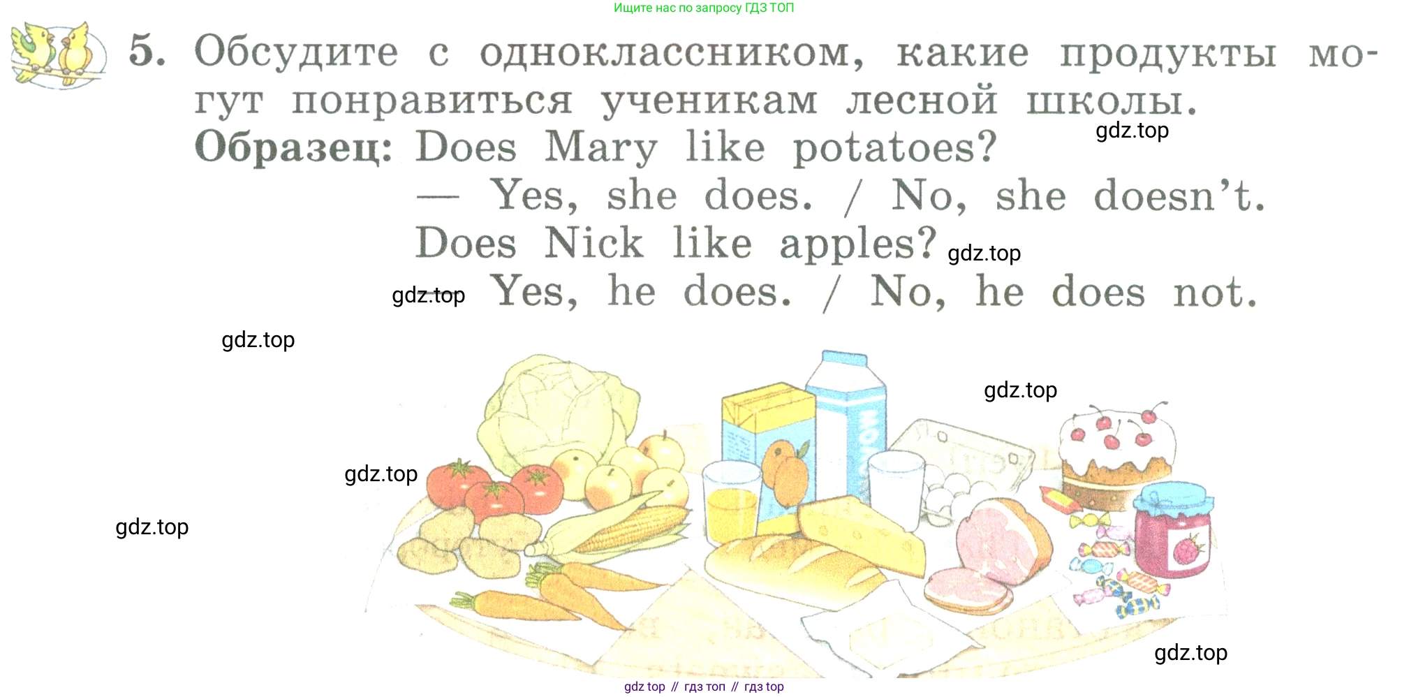 ГДЗ Английский язык (english), 3 класс Учебник (Student's book), авторы: Биболетова Мерем Забатовна, Денисенко Ольга Анатольевна, Трубанева Наталия Николаевна, издательство Просвещение, Москва, 2023, зелёного цвета, страница 18, номер 5, Условие