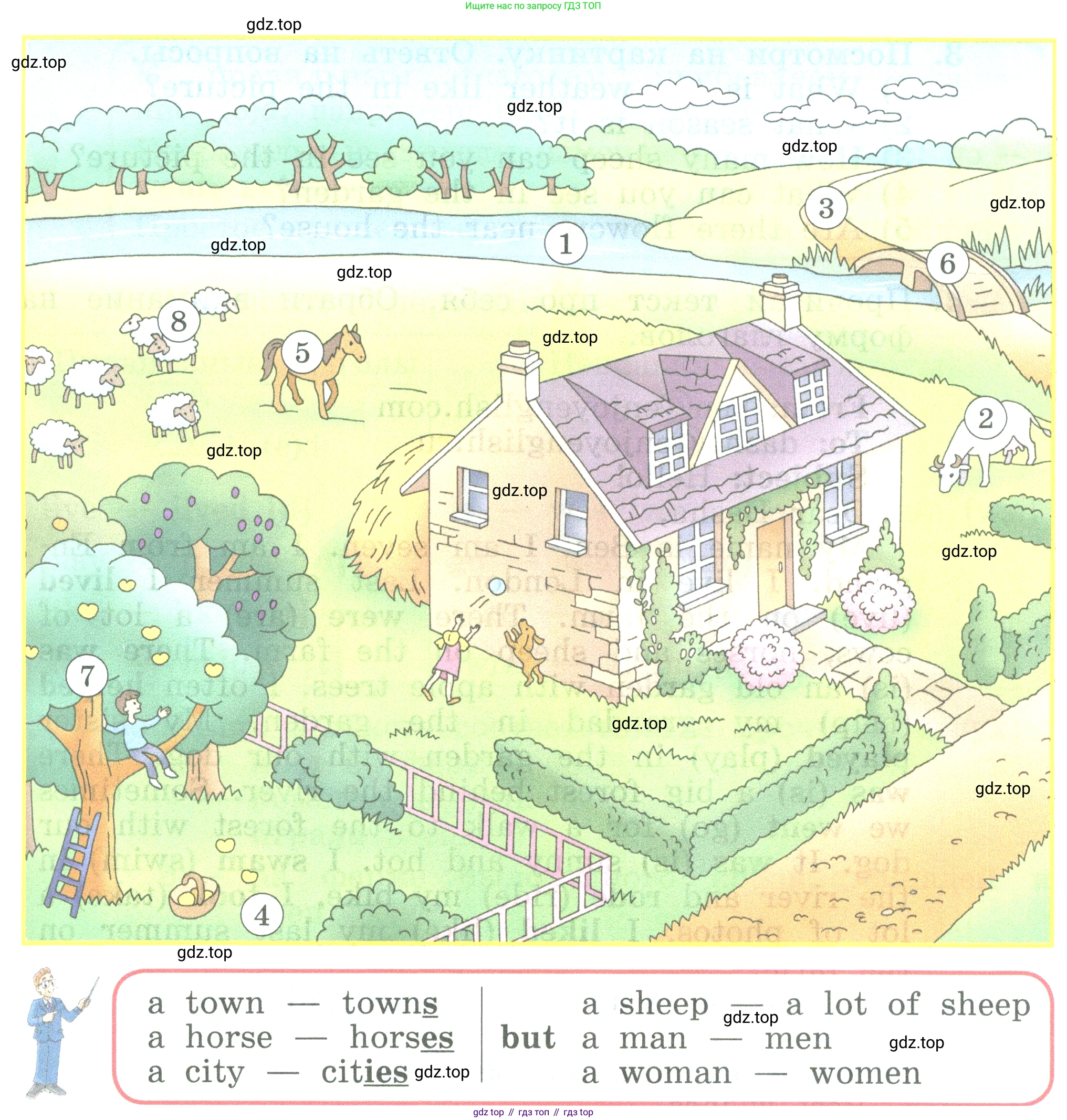 ГДЗ Английский язык (english), 3 класс Учебник (Student's book), авторы: Биболетова Мерем Забатовна, Денисенко Ольга Анатольевна, Трубанева Наталия Николаевна, издательство Просвещение, Москва, 2023, зелёного цвета, страница 76, номер 1, Условие (продолжение 2)