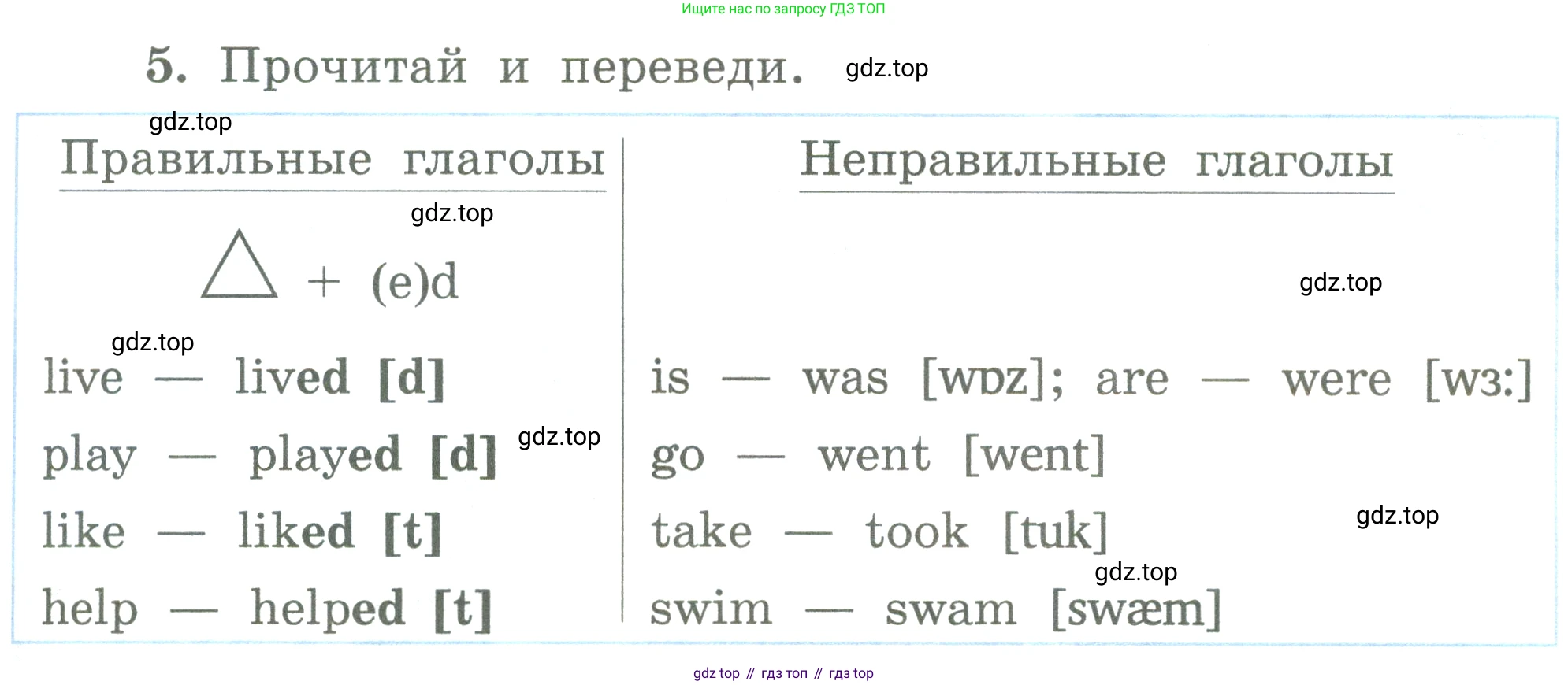 ГДЗ Английский язык (english), 3 класс Учебник (Student's book), авторы: Биболетова Мерем Забатовна, Денисенко Ольга Анатольевна, Трубанева Наталия Николаевна, издательство Просвещение, Москва, 2023, зелёного цвета, страница 79, номер 5, Условие