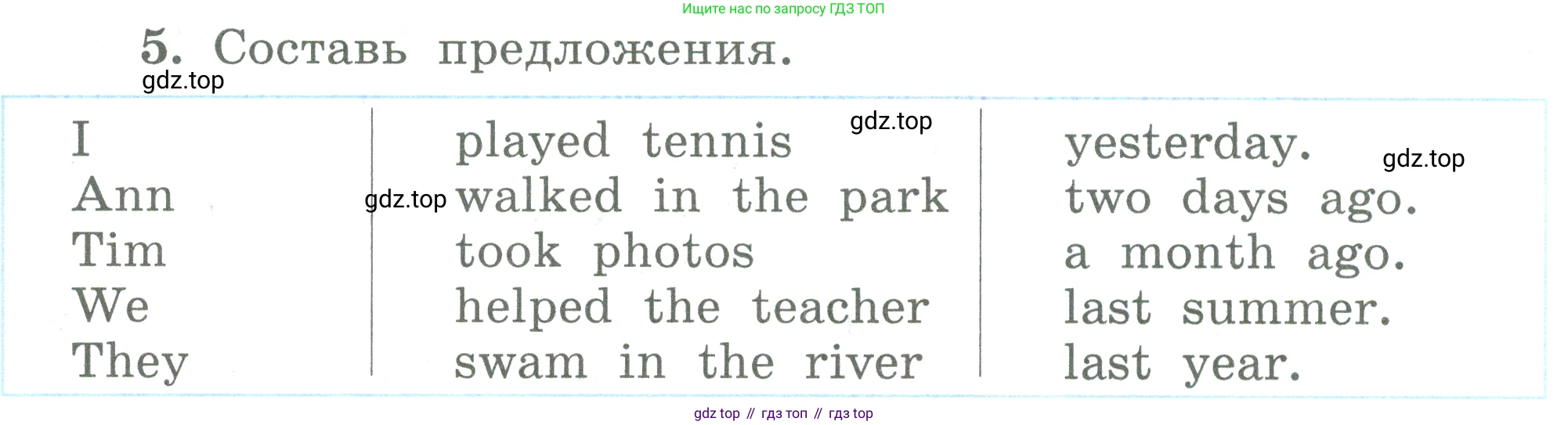 ГДЗ Английский язык (english), 3 класс Учебник (Student's book), авторы: Биболетова Мерем Забатовна, Денисенко Ольга Анатольевна, Трубанева Наталия Николаевна, издательство Просвещение, Москва, 2023, зелёного цвета, страница 82, номер 5, Условие
