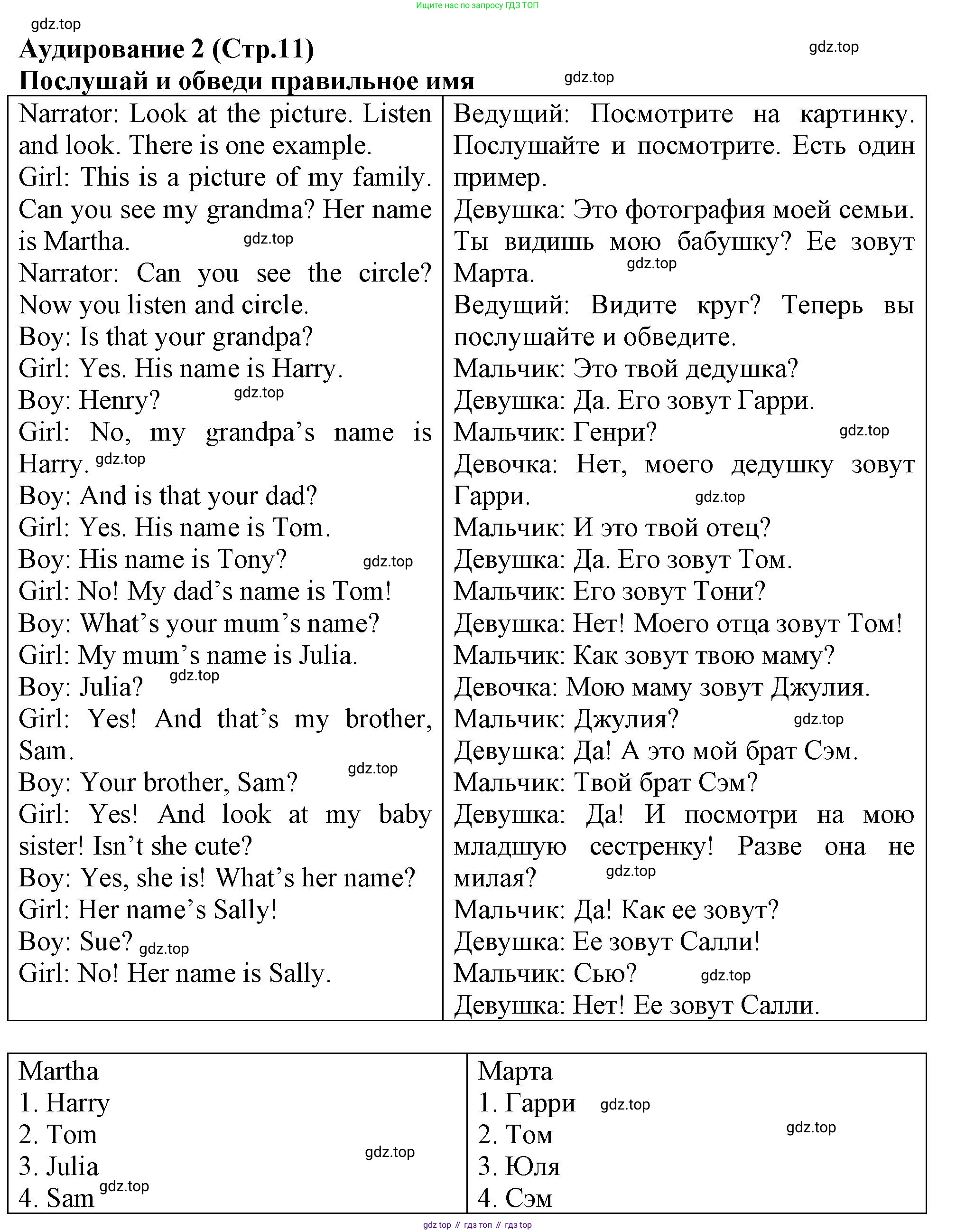 Английский язык (english), 3 класс контрольные задания (test booklet), авторы: Быкова Надежда Ильинична (Bykova Nadezhda), Дули Дженни (Dooley Jenny), Поспелова Марина Давидовна (Pospelova Marina), Эванс Вирджиния (Evans Virginia), издательство Просвещение, Москва, 2023, салатового цвета, страница 11, Решение 1