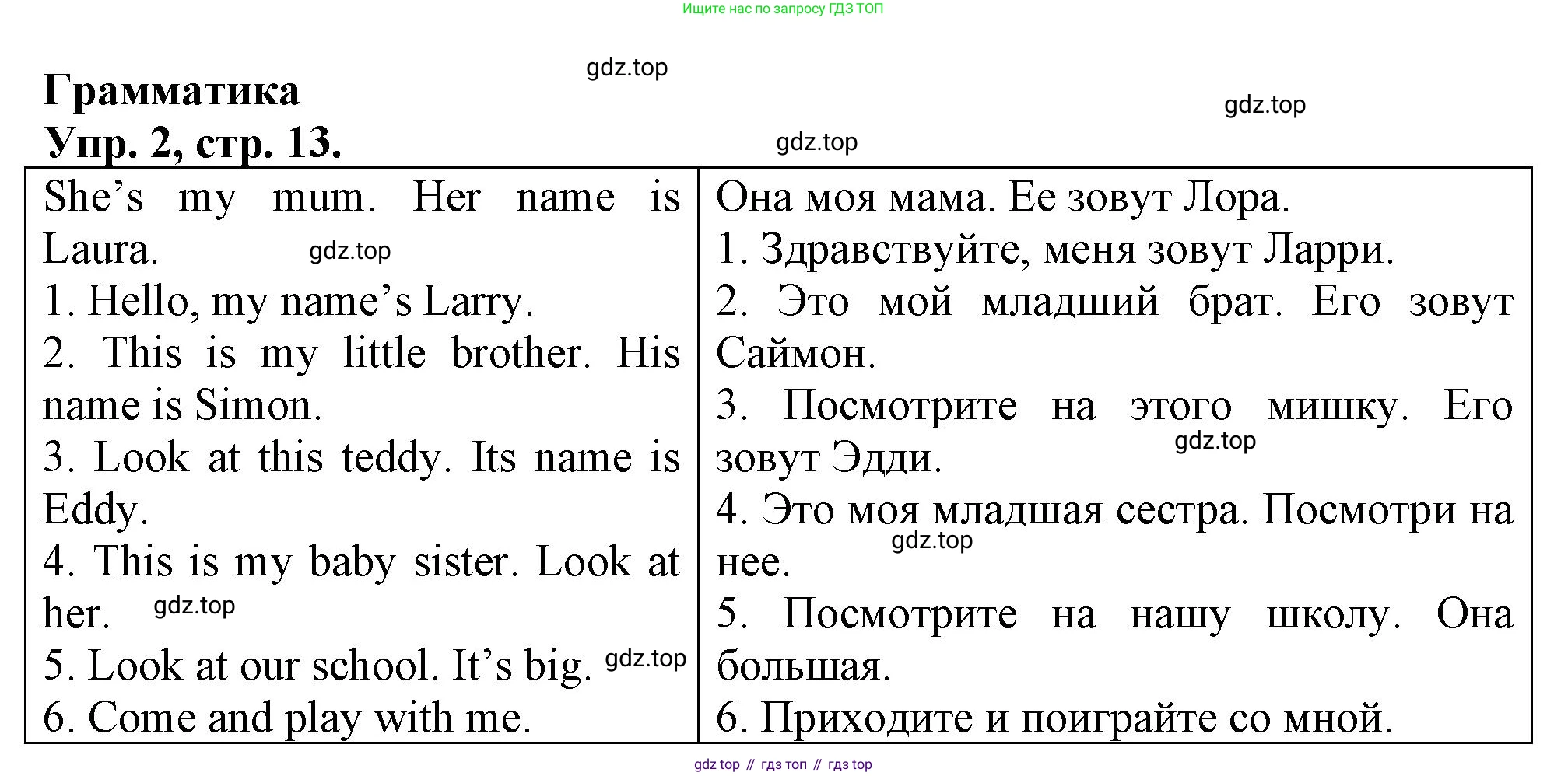 Английский язык (english), 3 класс контрольные задания (test booklet), авторы: Быкова Надежда Ильинична (Bykova Nadezhda), Дули Дженни (Dooley Jenny), Поспелова Марина Давидовна (Pospelova Marina), Эванс Вирджиния (Evans Virginia), издательство Просвещение, Москва, 2023, салатового цвета, страница 13, номер 2, Решение 1