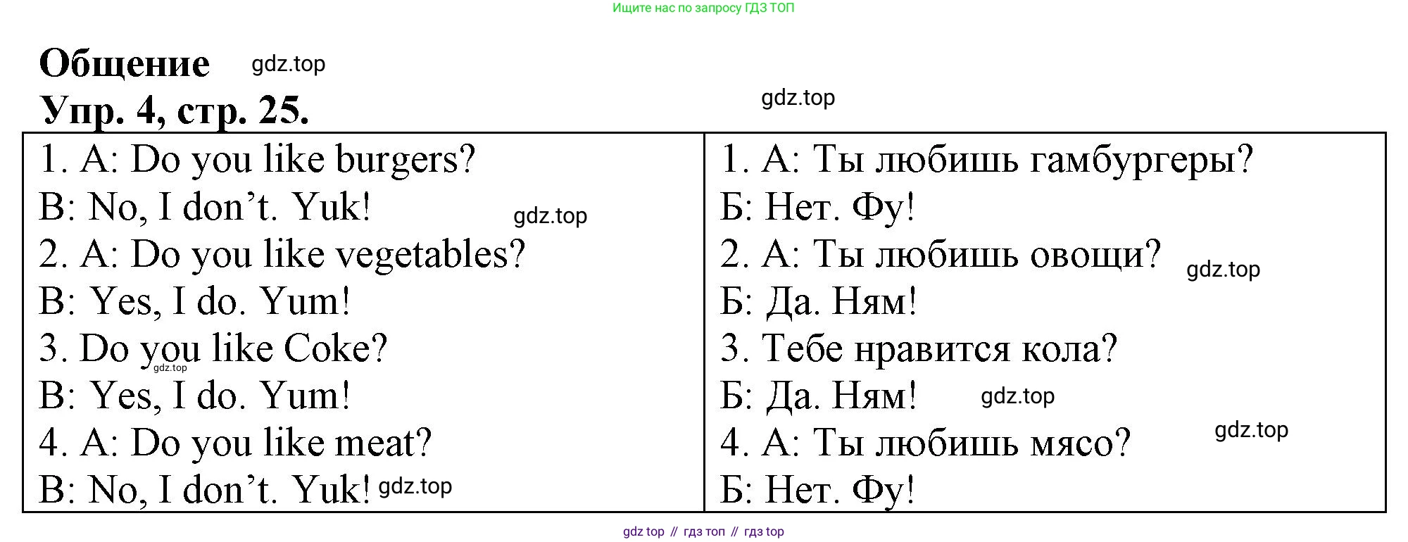 Английский язык (english), 3 класс контрольные задания (test booklet), авторы: Быкова Надежда Ильинична (Bykova Nadezhda), Дули Дженни (Dooley Jenny), Поспелова Марина Давидовна (Pospelova Marina), Эванс Вирджиния (Evans Virginia), издательство Просвещение, Москва, 2023, салатового цвета, страница 25, номер 4, Решение 1