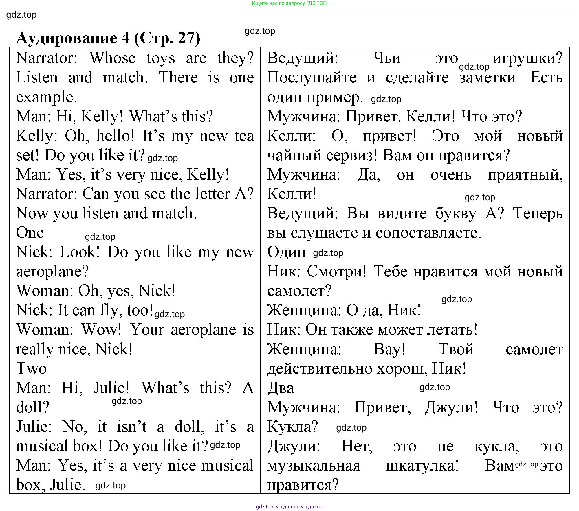 Английский язык (english), 3 класс контрольные задания (test booklet), авторы: Быкова Надежда Ильинична (Bykova Nadezhda), Дули Дженни (Dooley Jenny), Поспелова Марина Давидовна (Pospelova Marina), Эванс Вирджиния (Evans Virginia), издательство Просвещение, Москва, 2023, салатового цвета, страница 27, Решение 1
