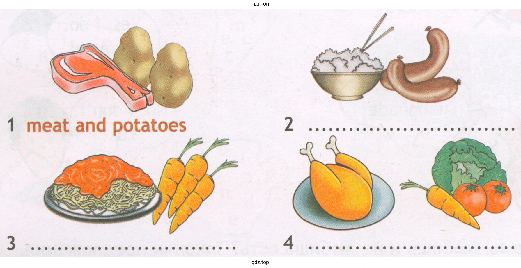 1 meat and potatoes