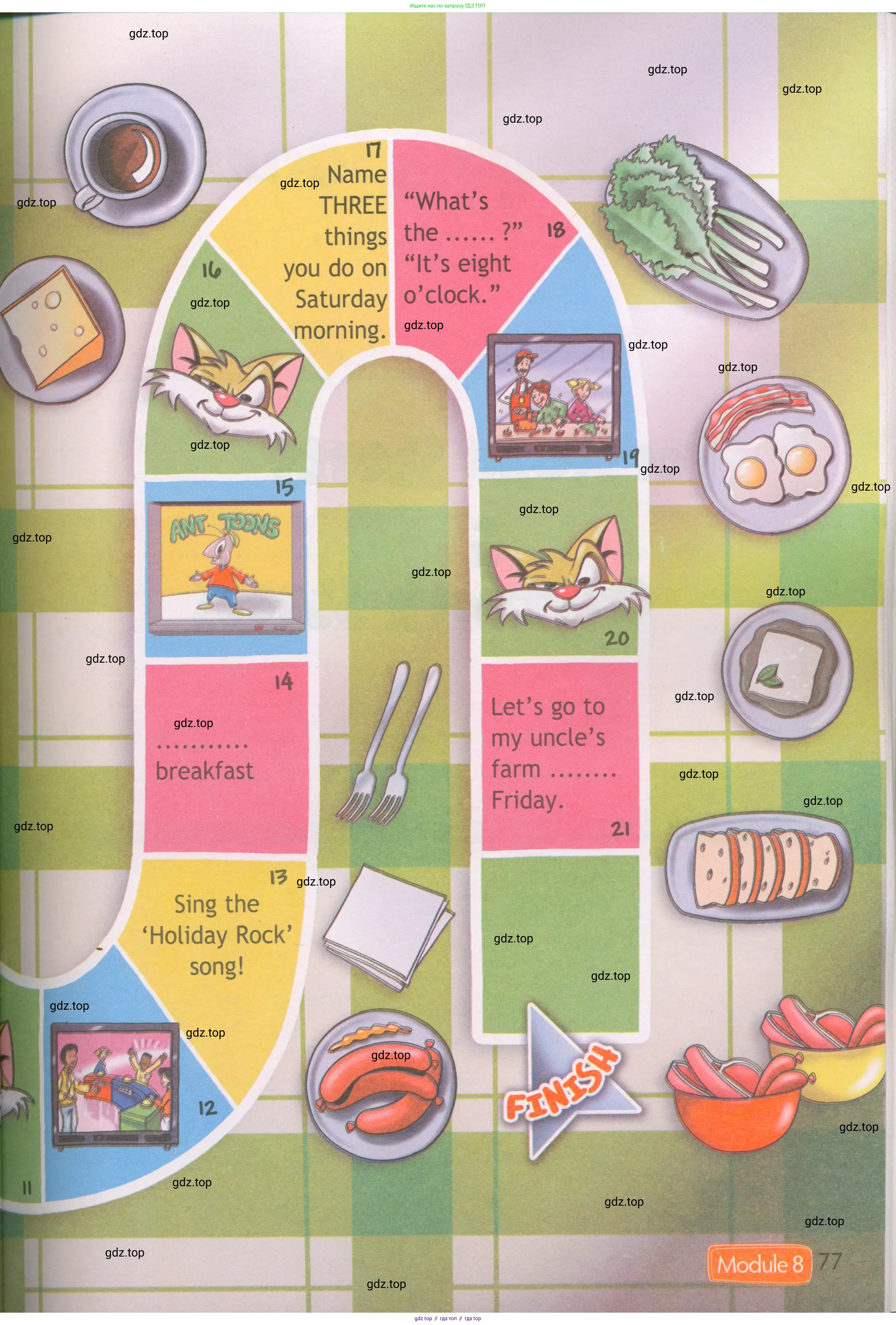 Английский язык (english), 3 класс Рабочая тетрадь (workbook), авторы: Быкова Надежда Ильинична (Bykova Nadezhda), Дули Дженни (Dooley Jenny), Поспелова Марина Давидовна (Pospelova Marina), Эванс Вирджиния (Evans Virginia), издательство Просвещение, Москва, 2023, зелёного цвета, страница 77