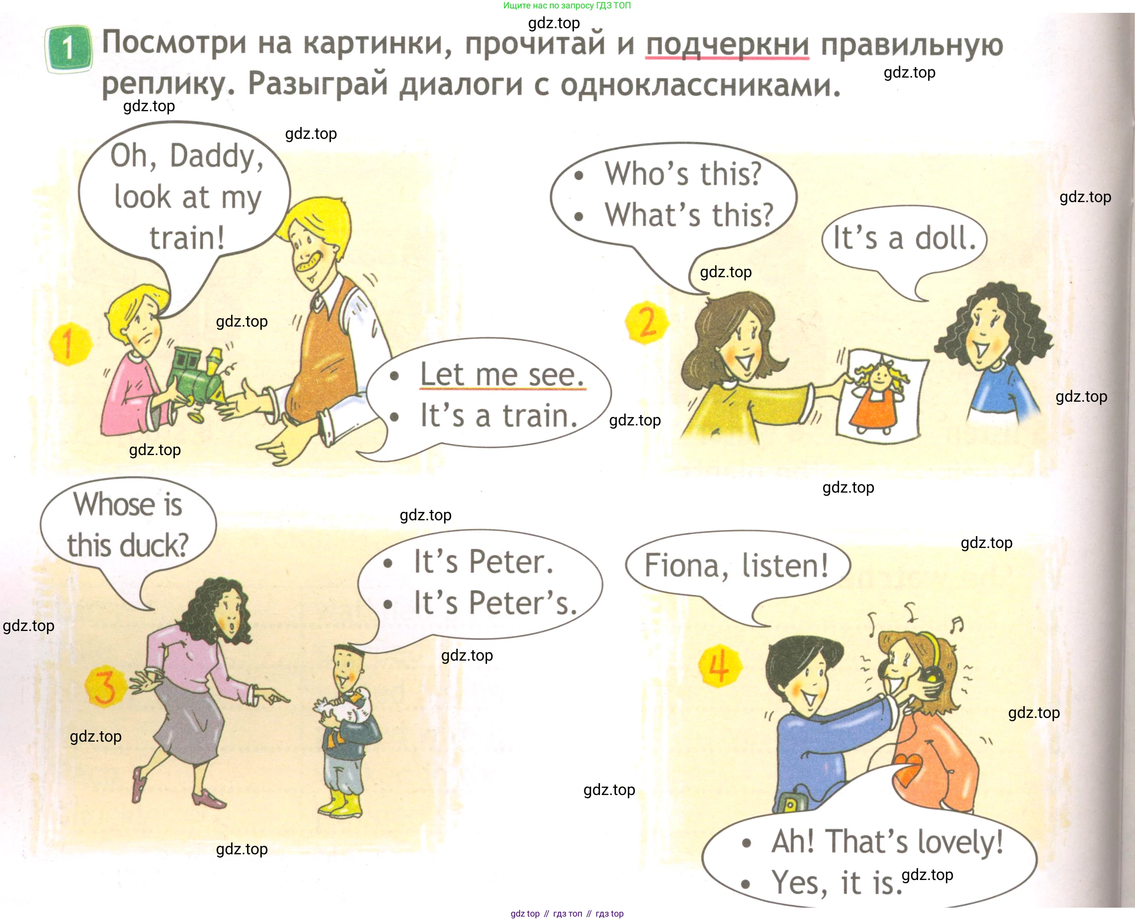 ГДЗ Английский язык (english), 3 класс Рабочая тетрадь (workbook), авторы: Быкова Надежда Ильинична (Bykova Nadezhda), Дули Дженни (Dooley Jenny), Поспелова Марина Давидовна (Pospelova Marina), Эванс Вирджиния (Evans Virginia), издательство Просвещение, Москва, 2023, зелёного цвета, страница 38, номер 1, Условие