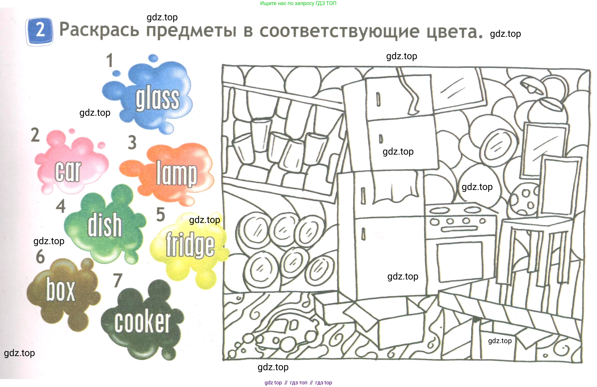 ГДЗ Английский язык (english), 3 класс Рабочая тетрадь (workbook), авторы: Быкова Надежда Ильинична (Bykova Nadezhda), Дули Дженни (Dooley Jenny), Поспелова Марина Давидовна (Pospelova Marina), Эванс Вирджиния (Evans Virginia), издательство Просвещение, Москва, 2023, зелёного цвета, страница 55, номер 2, Условие