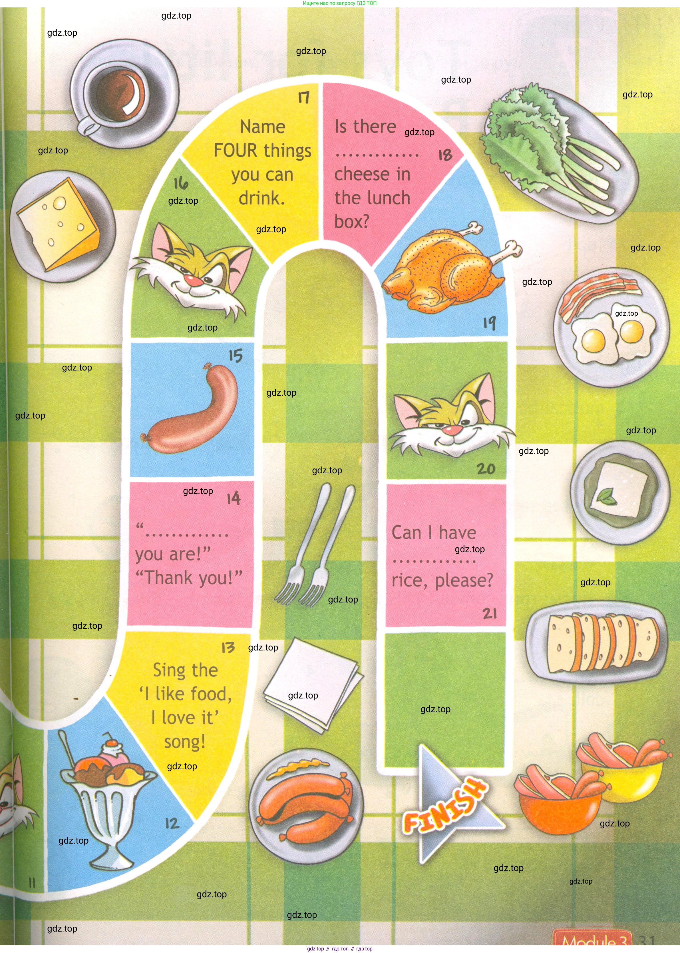 ГДЗ Английский язык (english), 3 класс Рабочая тетрадь (workbook), авторы: Быкова Надежда Ильинична (Bykova Nadezhda), Дули Дженни (Dooley Jenny), Поспелова Марина Давидовна (Pospelova Marina), Эванс Вирджиния (Evans Virginia), издательство Просвещение, Москва, 2023, зелёного цвета, страница 30, Условие (продолжение 2)