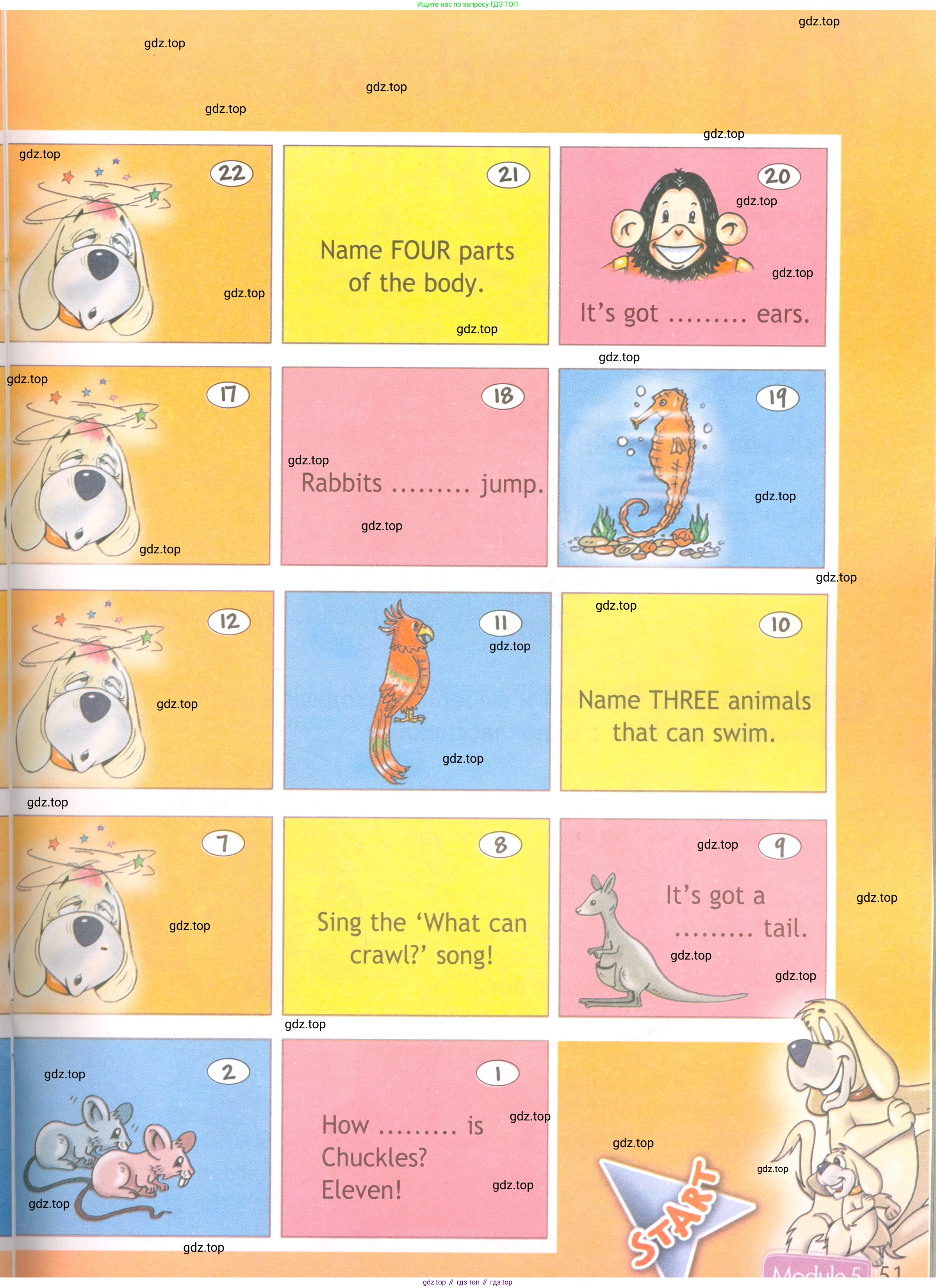 ГДЗ Английский язык (english), 3 класс Рабочая тетрадь (workbook), авторы: Быкова Надежда Ильинична (Bykova Nadezhda), Дули Дженни (Dooley Jenny), Поспелова Марина Давидовна (Pospelova Marina), Эванс Вирджиния (Evans Virginia), издательство Просвещение, Москва, 2023, зелёного цвета, страница 50, Условие (продолжение 2)