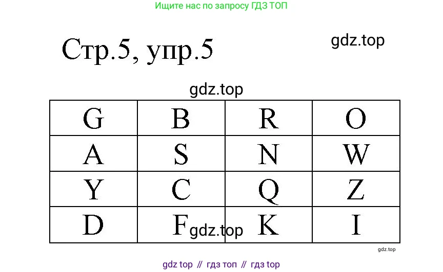 ГДЗ Английский язык (english), 3 класс Рабочая тетрадь (workbook), авторы: Быкова Надежда Ильинична (Bykova Nadezhda), Дули Дженни (Dooley Jenny), Поспелова Марина Давидовна (Pospelova Marina), Эванс Вирджиния (Evans Virginia), издательство Просвещение, Москва, 2023, зелёного цвета, страница 5, номер 5, Решение 1