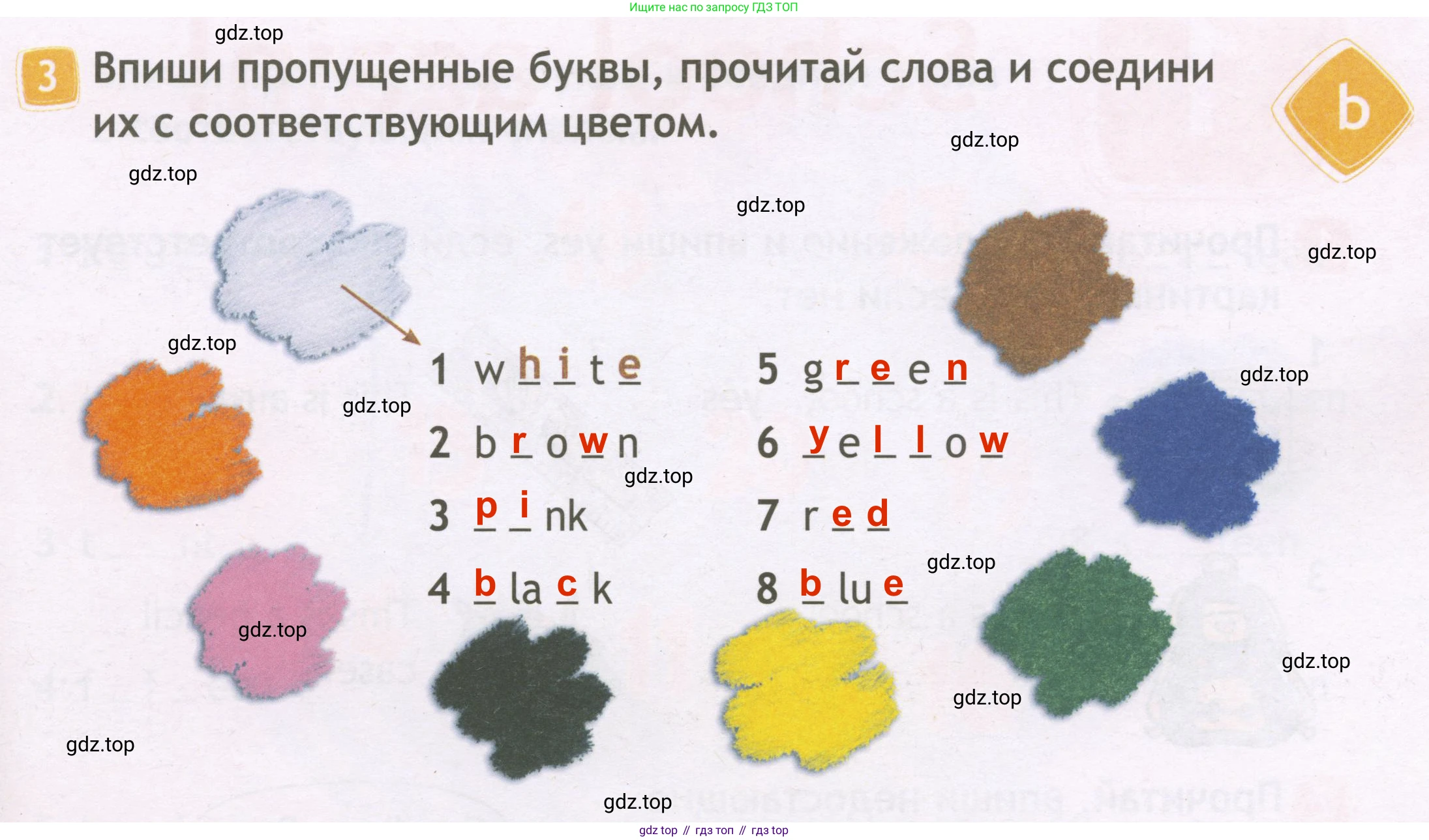 ГДЗ Английский язык (english), 3 класс Рабочая тетрадь (workbook), авторы: Быкова Надежда Ильинична (Bykova Nadezhda), Дули Дженни (Dooley Jenny), Поспелова Марина Давидовна (Pospelova Marina), Эванс Вирджиния (Evans Virginia), издательство Просвещение, Москва, 2023, зелёного цвета, страница 5, номер 3, Решение 2