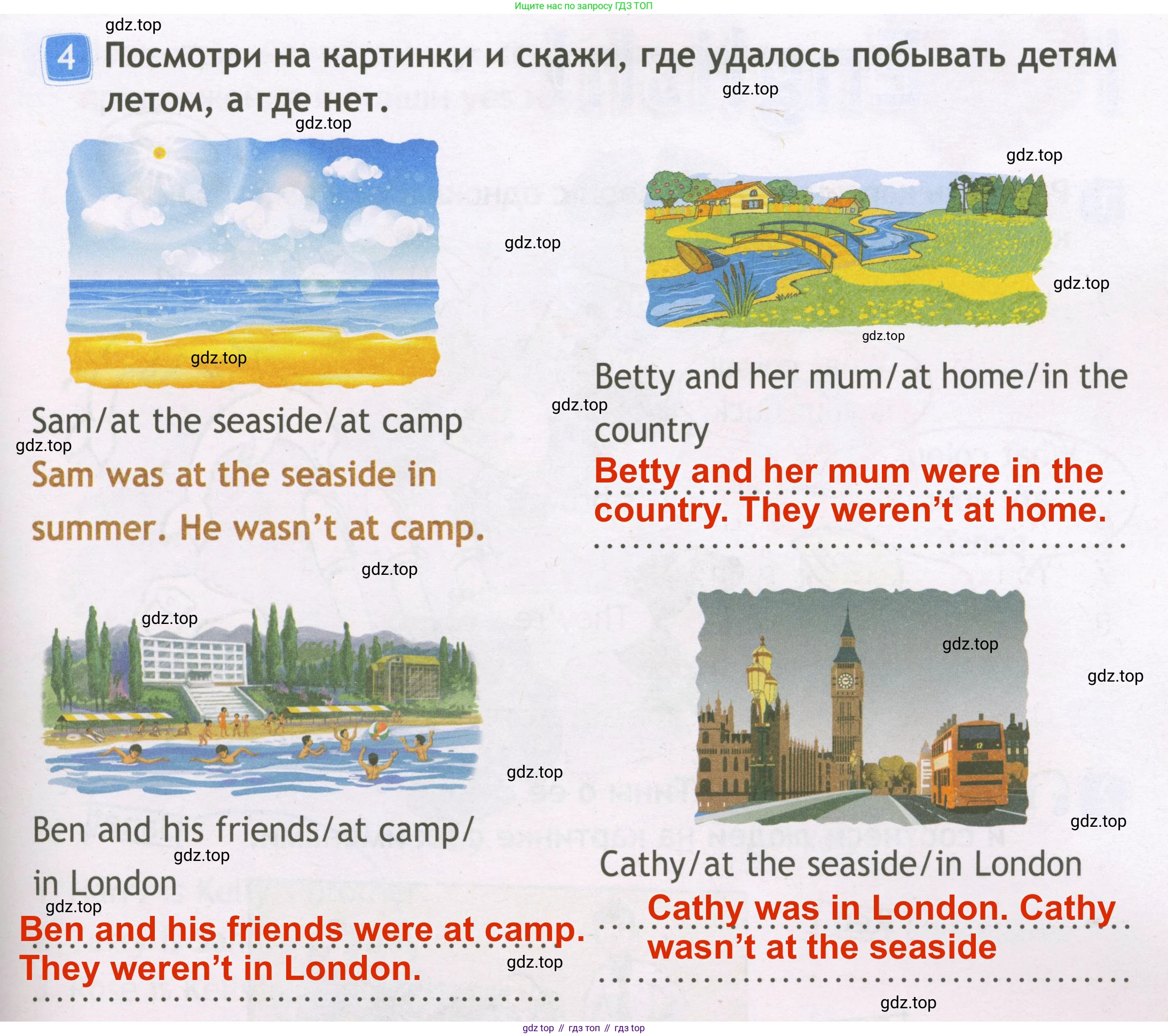 ГДЗ Английский язык (english), 3 класс Рабочая тетрадь (workbook), авторы: Быкова Надежда Ильинична (Bykova Nadezhda), Дули Дженни (Dooley Jenny), Поспелова Марина Давидовна (Pospelova Marina), Эванс Вирджиния (Evans Virginia), издательство Просвещение, Москва, 2023, зелёного цвета, страница 19, номер 4, Решение 3