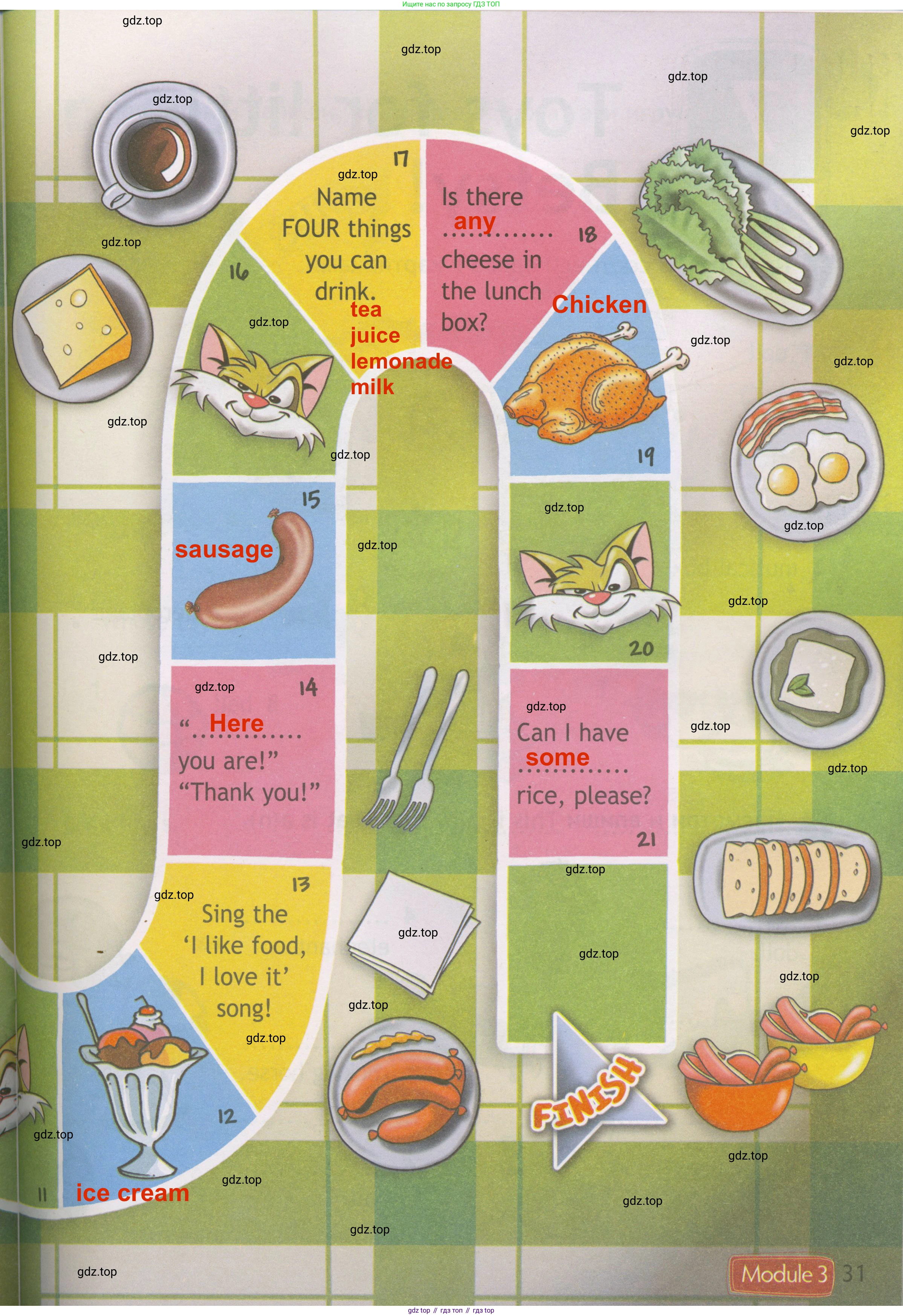 ГДЗ Английский язык (english), 3 класс Рабочая тетрадь (workbook), авторы: Быкова Надежда Ильинична (Bykova Nadezhda), Дули Дженни (Dooley Jenny), Поспелова Марина Давидовна (Pospelova Marina), Эванс Вирджиния (Evans Virginia), издательство Просвещение, Москва, 2023, зелёного цвета, страница 30, Решение 3 (продолжение 2)