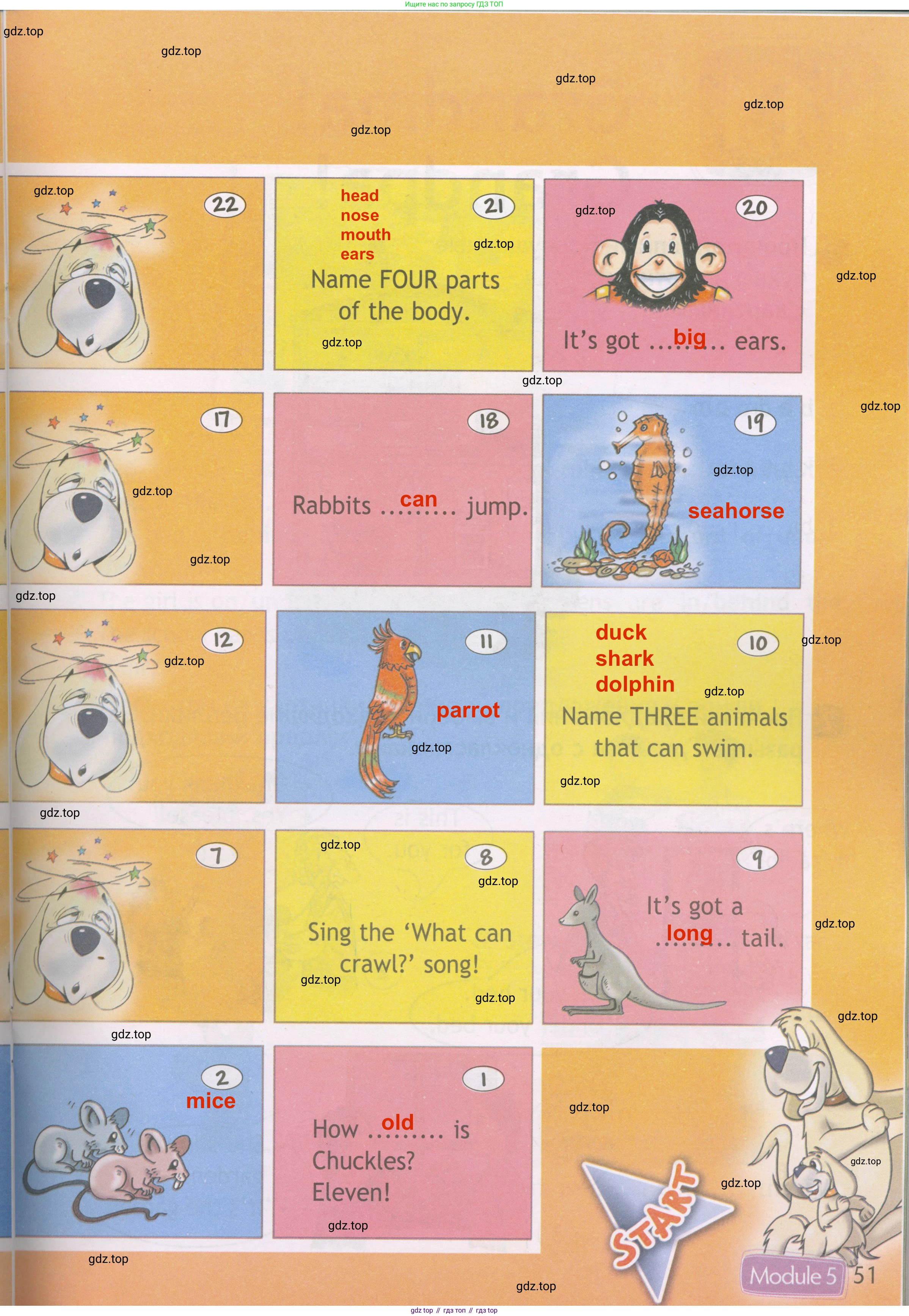 ГДЗ Английский язык (english), 3 класс Рабочая тетрадь (workbook), авторы: Быкова Надежда Ильинична (Bykova Nadezhda), Дули Дженни (Dooley Jenny), Поспелова Марина Давидовна (Pospelova Marina), Эванс Вирджиния (Evans Virginia), издательство Просвещение, Москва, 2023, зелёного цвета, страница 50, Решение 3 (продолжение 2)
