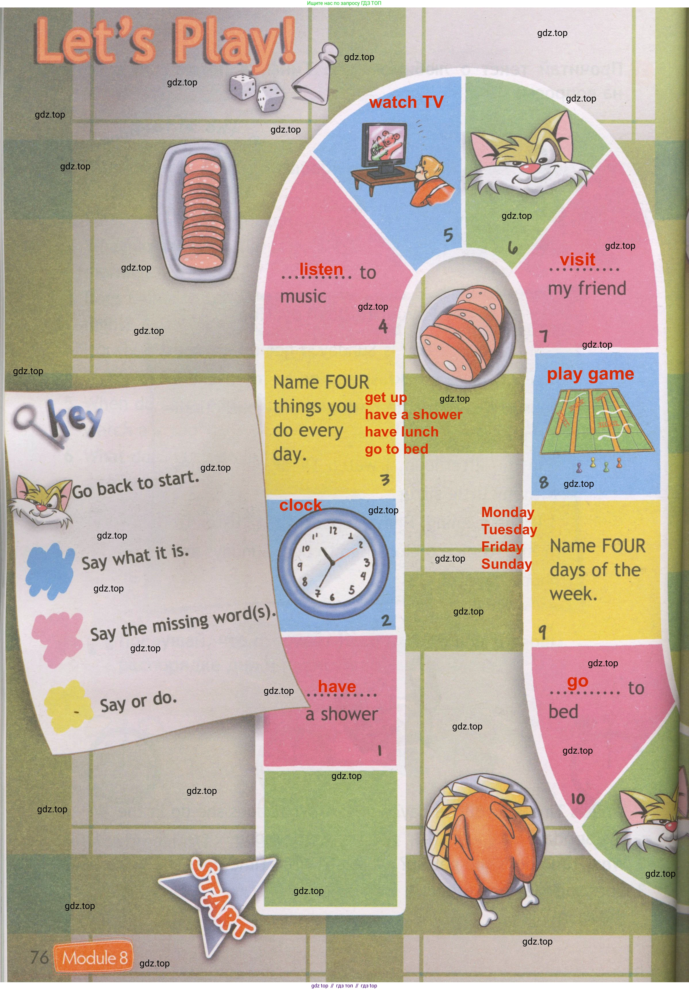 ГДЗ Английский язык (english), 3 класс Рабочая тетрадь (workbook), авторы: Быкова Надежда Ильинична (Bykova Nadezhda), Дули Дженни (Dooley Jenny), Поспелова Марина Давидовна (Pospelova Marina), Эванс Вирджиния (Evans Virginia), издательство Просвещение, Москва, 2023, зелёного цвета, страница 76, Решение 3