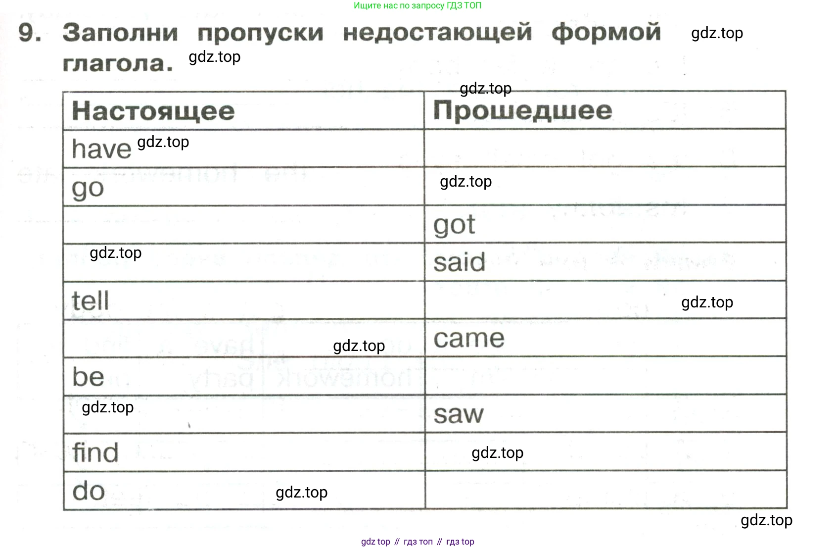 ГДЗ Английский язык (english), 3 класс Сборник упражнений, авторы: Быкова Надежда Ильинична (Bykova Nadezhda), Поспелова Марина Давидовна (Pospelova Marina), издательство Просвещение, Москва, 2023, зелёного цвета, страница 81, номер 9, Условие