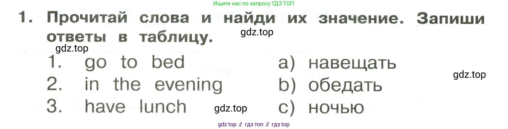 ГДЗ Английский язык (english), 3 класс Сборник упражнений, авторы: Быкова Надежда Ильинична (Bykova Nadezhda), Поспелова Марина Давидовна (Pospelova Marina), издательство Просвещение, Москва, 2023, зелёного цвета, страница 134, номер 1, Условие